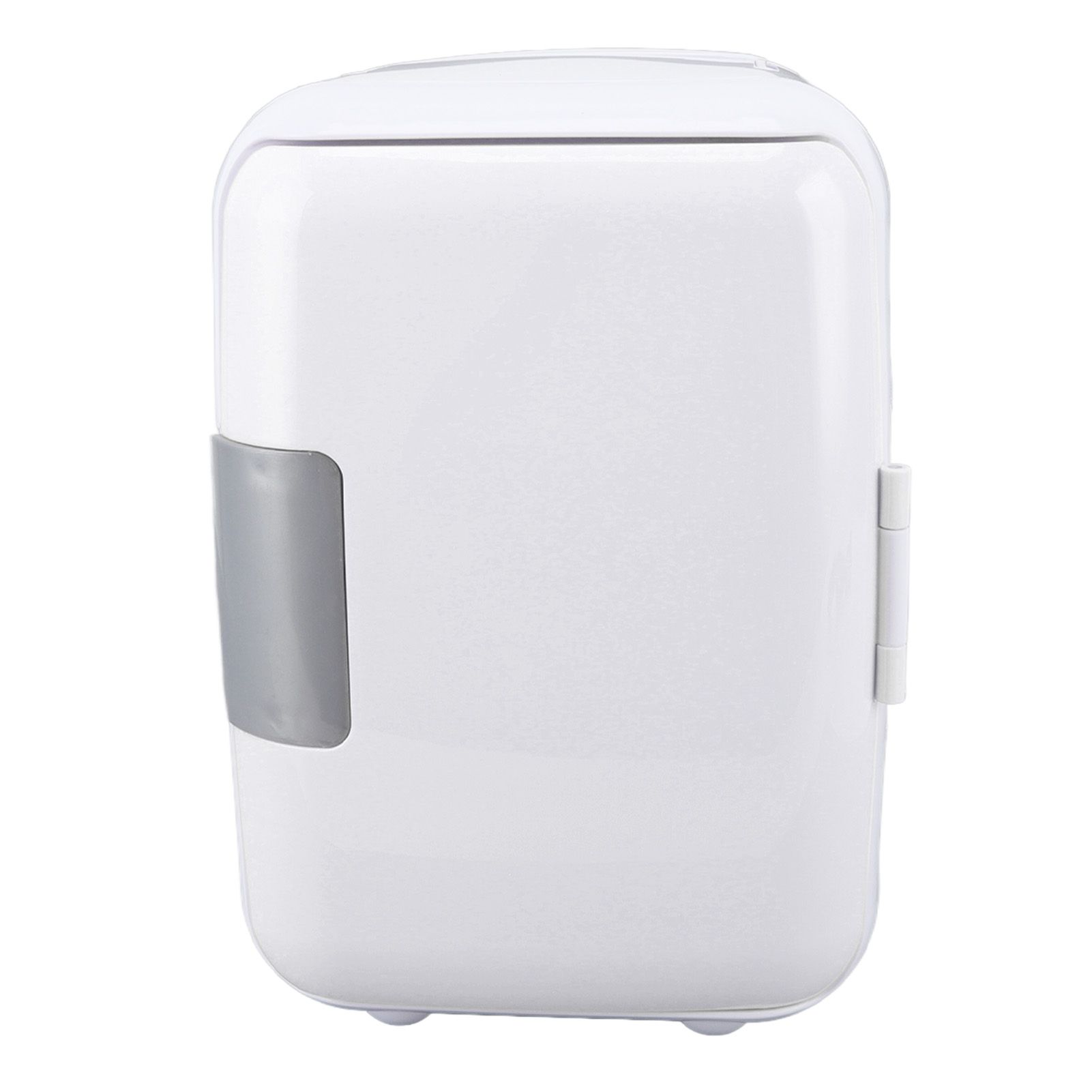 Car Fridge 4 Liters Durable ABS Cosmetic Storage Detachable Partition Portable Mini Fridge for Food Cosmetic Car White - Image 4