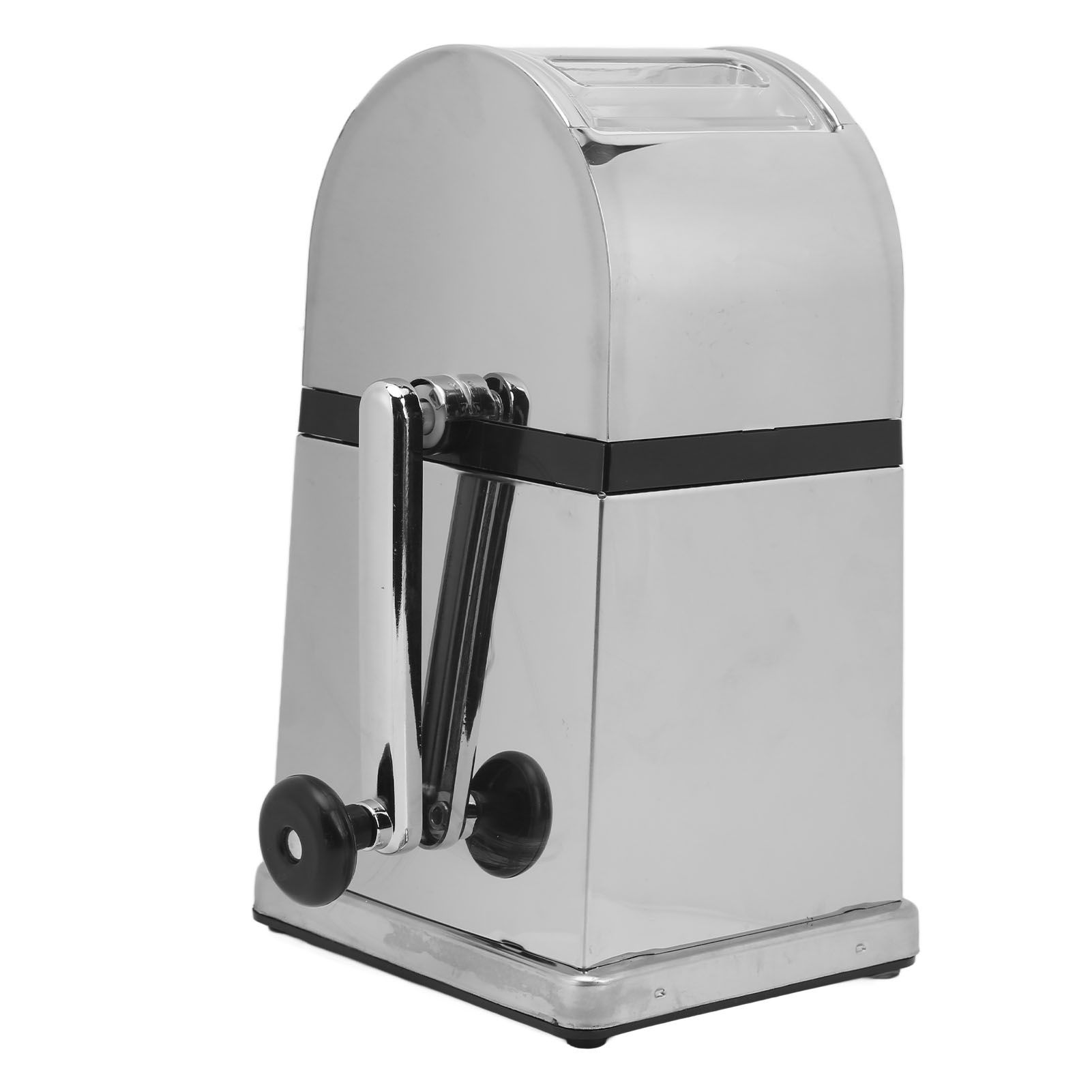 Manual Ice Crusher Labor Saving Hand Crank Shaved Ice Machine with Transparent Cover for Home Bar Restaurant - Image 7