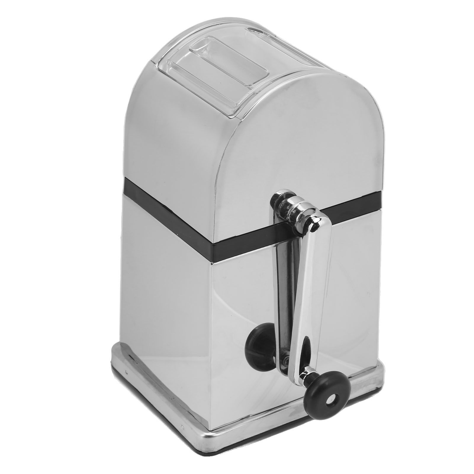 Manual Ice Crusher Labor Saving Hand Crank Shaved Ice Machine with Transparent Cover for Home Bar Restaurant - Image 8