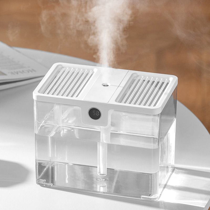 T15 USB Portable Humidifier Home Desktop Moisturizing Atomizer 1.5L Large Capacity Humidifier White - Image 2