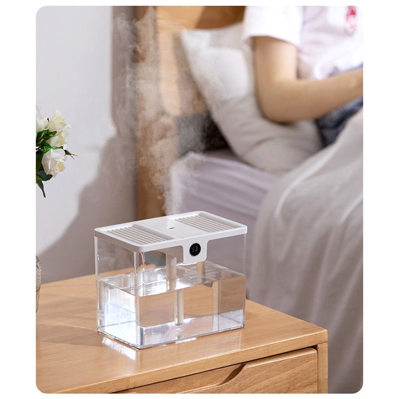 T15 USB Portable Humidifier Home Desktop Moisturizing Atomizer 1.5L Large Capacity Humidifier White - Image 8