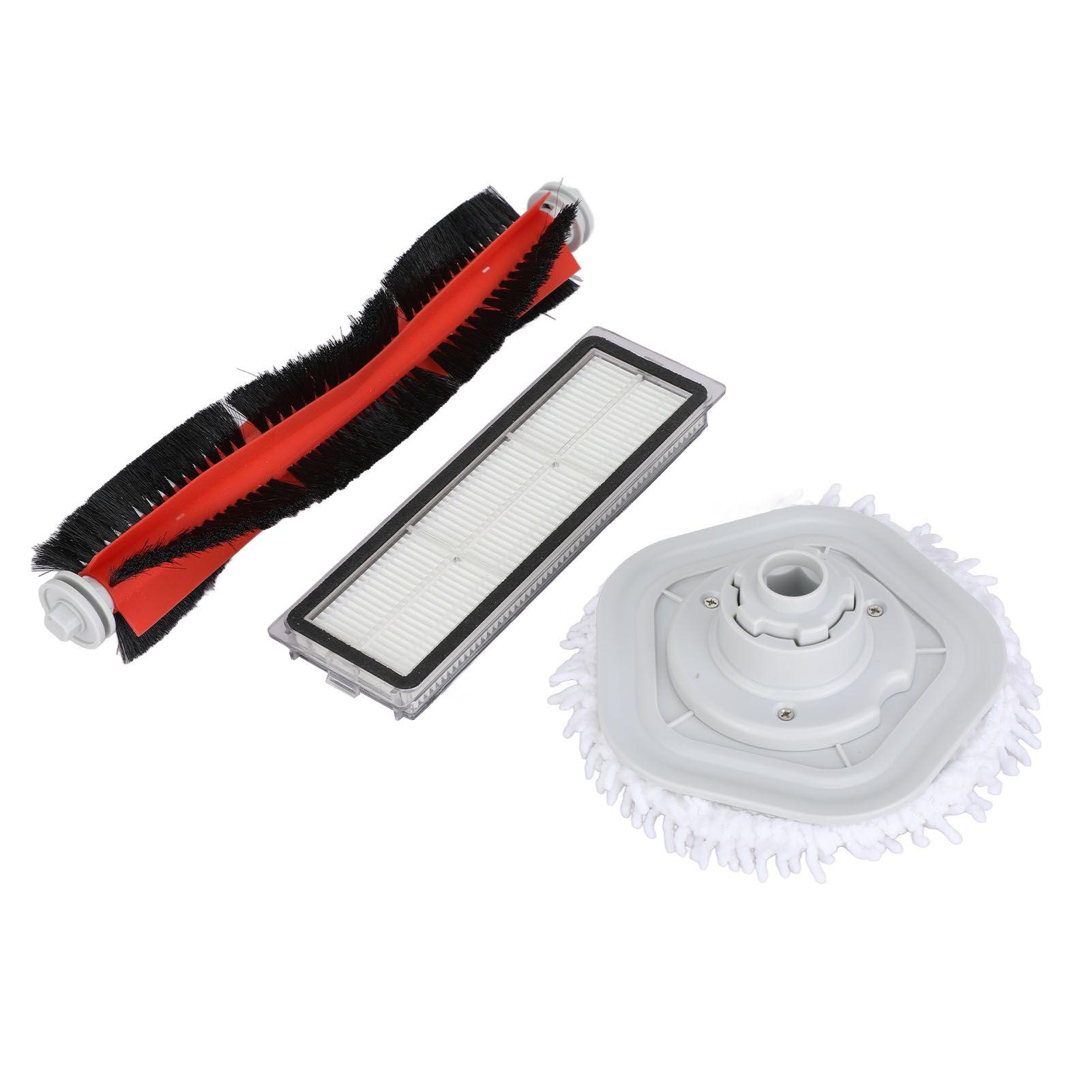 Vacuum Cleaner Parts Rolling Side Brush Filter Mop Cloth Set Kit for Dreame W10 Pro - Image 2