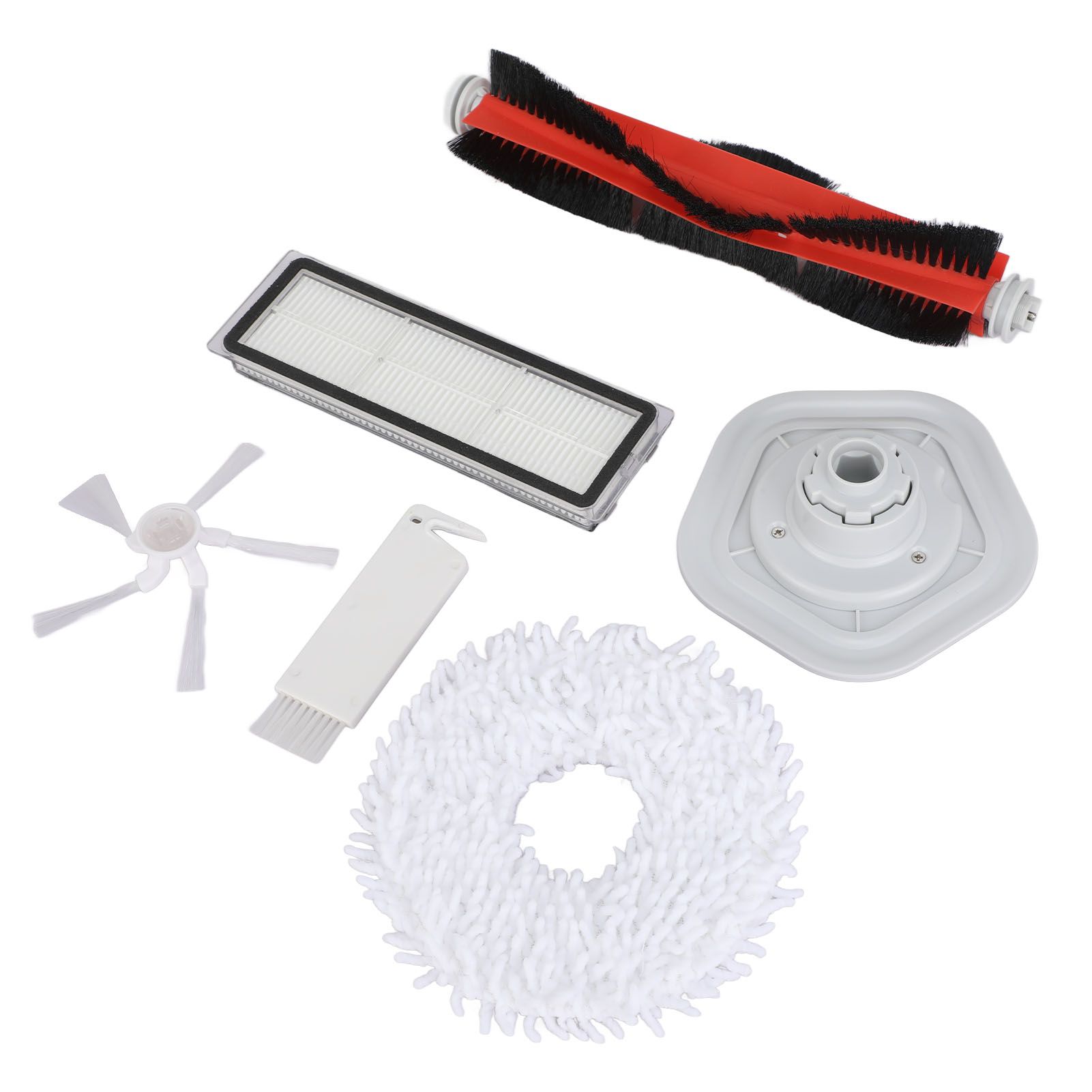 Vacuum Cleaner Parts Rolling Side Brush Filter Mop Cloth Set Kit for Dreame W10 Pro - Image 8