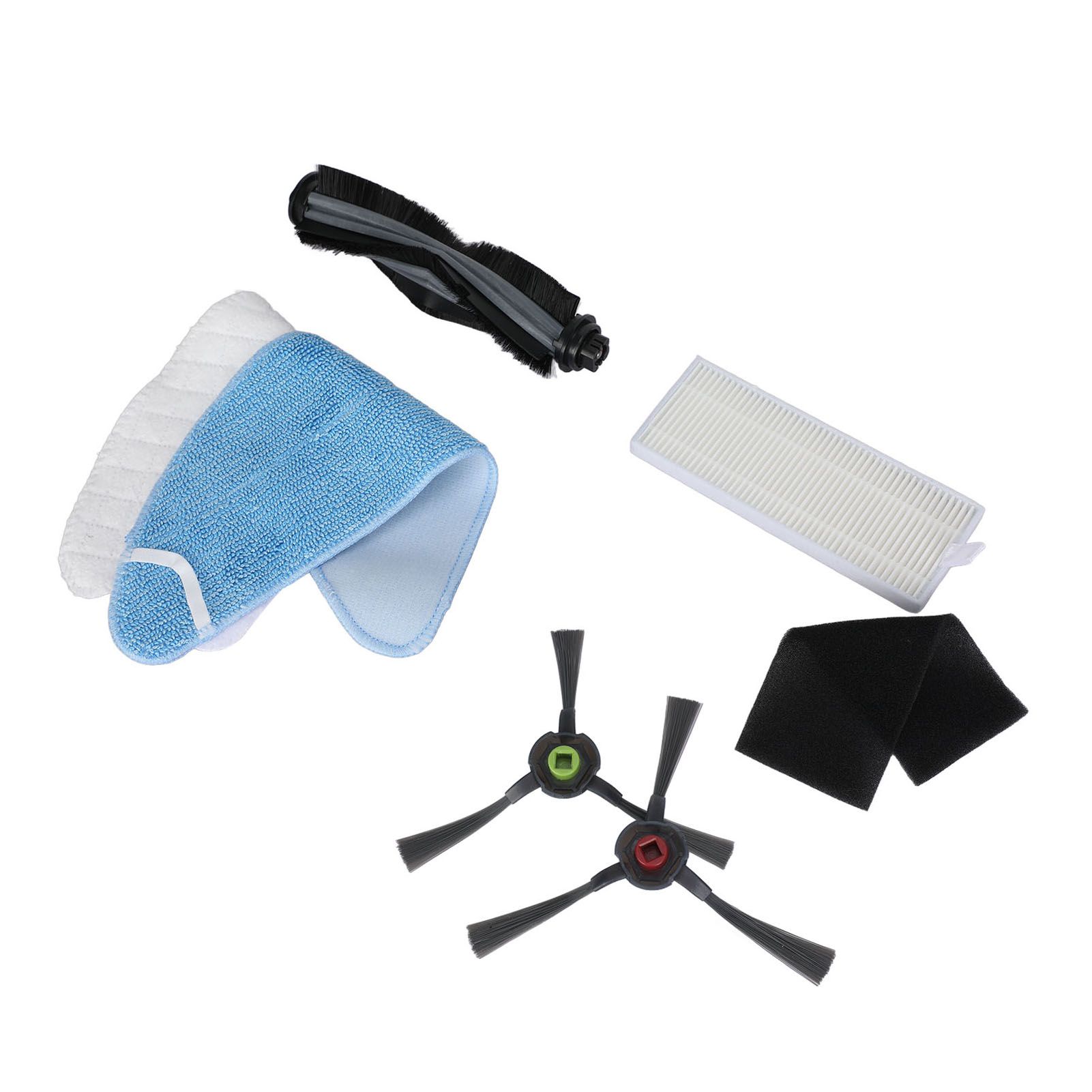 Sweeper Accessories Set Washable Mop Disposable Mop Rolling Brush Side Brush Filter Screen for Yeedi K650 - Image 2
