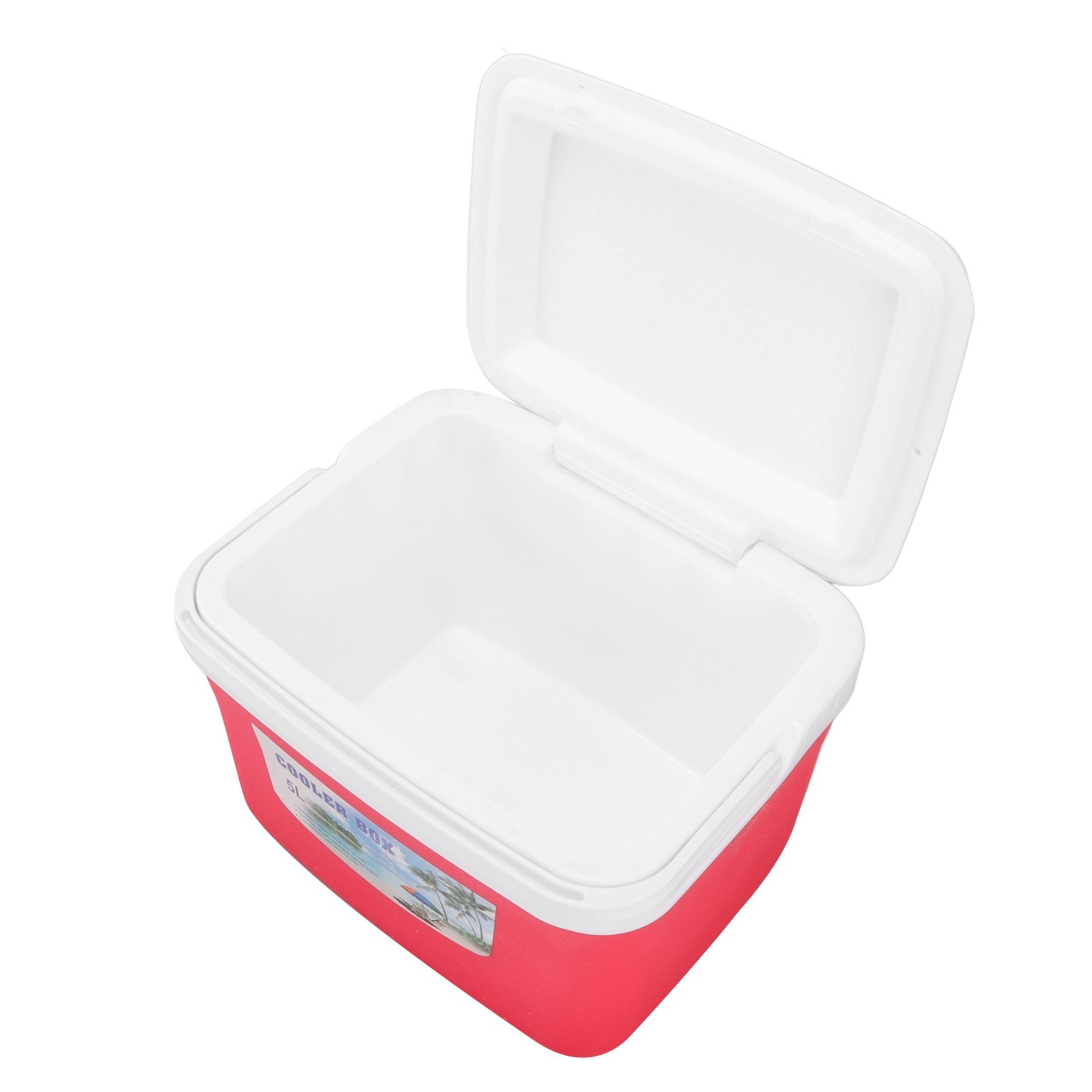 Warmer Cooler Constant Temp Long Lasting Portable Refrigerator Box with Handle for Food Medicine Car Camping 5L Red - Image 4