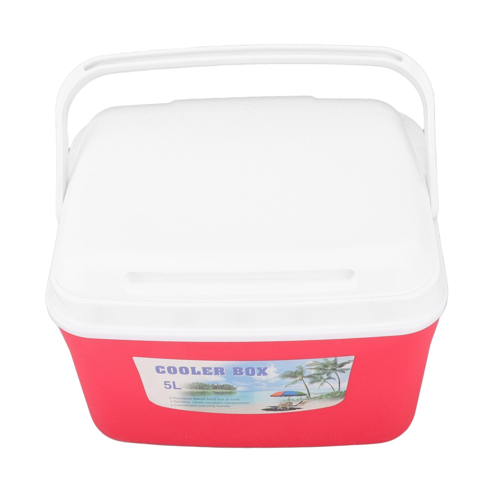Warmer Cooler Constant Temp Long Lasting Portable Refrigerator Box with Handle for Food Medicine Car Camping 5L Red - Image 7