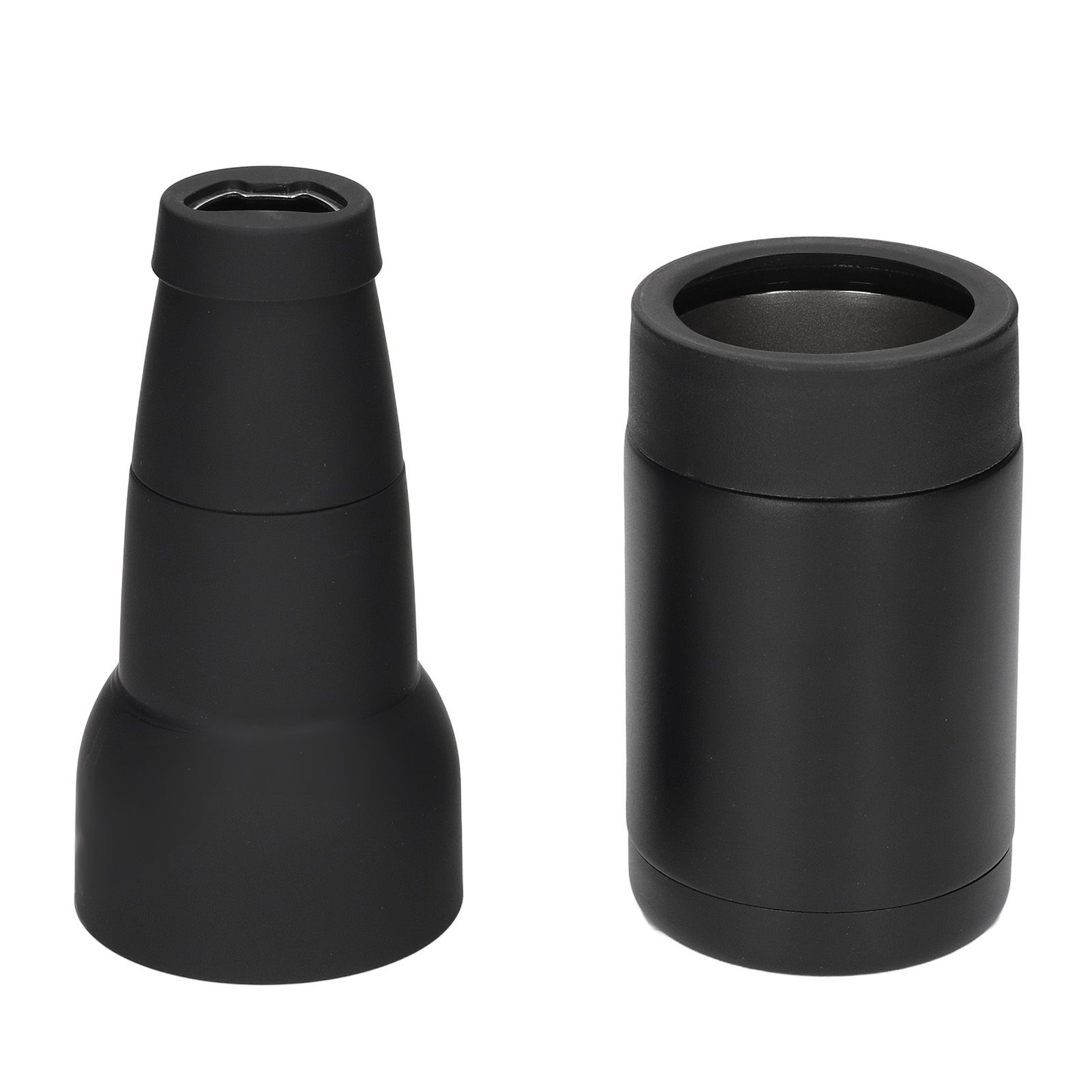 Vacuum Double Wall Stainless Steel Can Insulation and Cold Storage Tank with Bottle Opener Black - Image 4