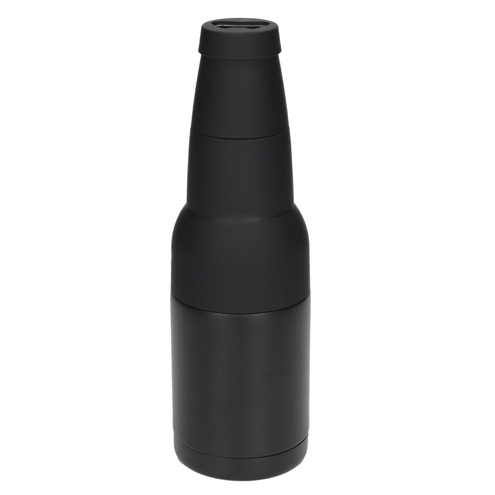 Vacuum Double Wall Stainless Steel Can Insulation and Cold Storage Tank with Bottle Opener Black - Image 6
