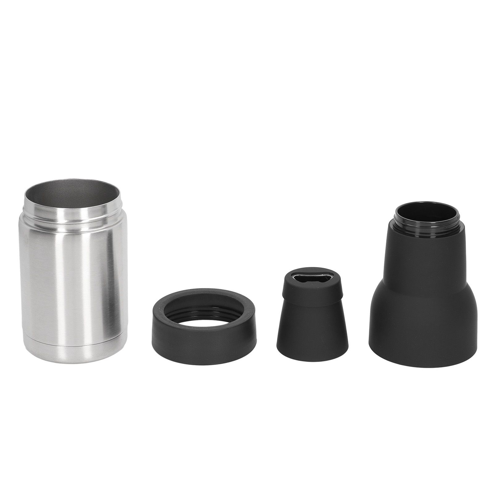 Vacuum Double Wall Stainless Steel Can Insulation and Cold Storage Tank with Bottle Opener Steel Color - Image 1