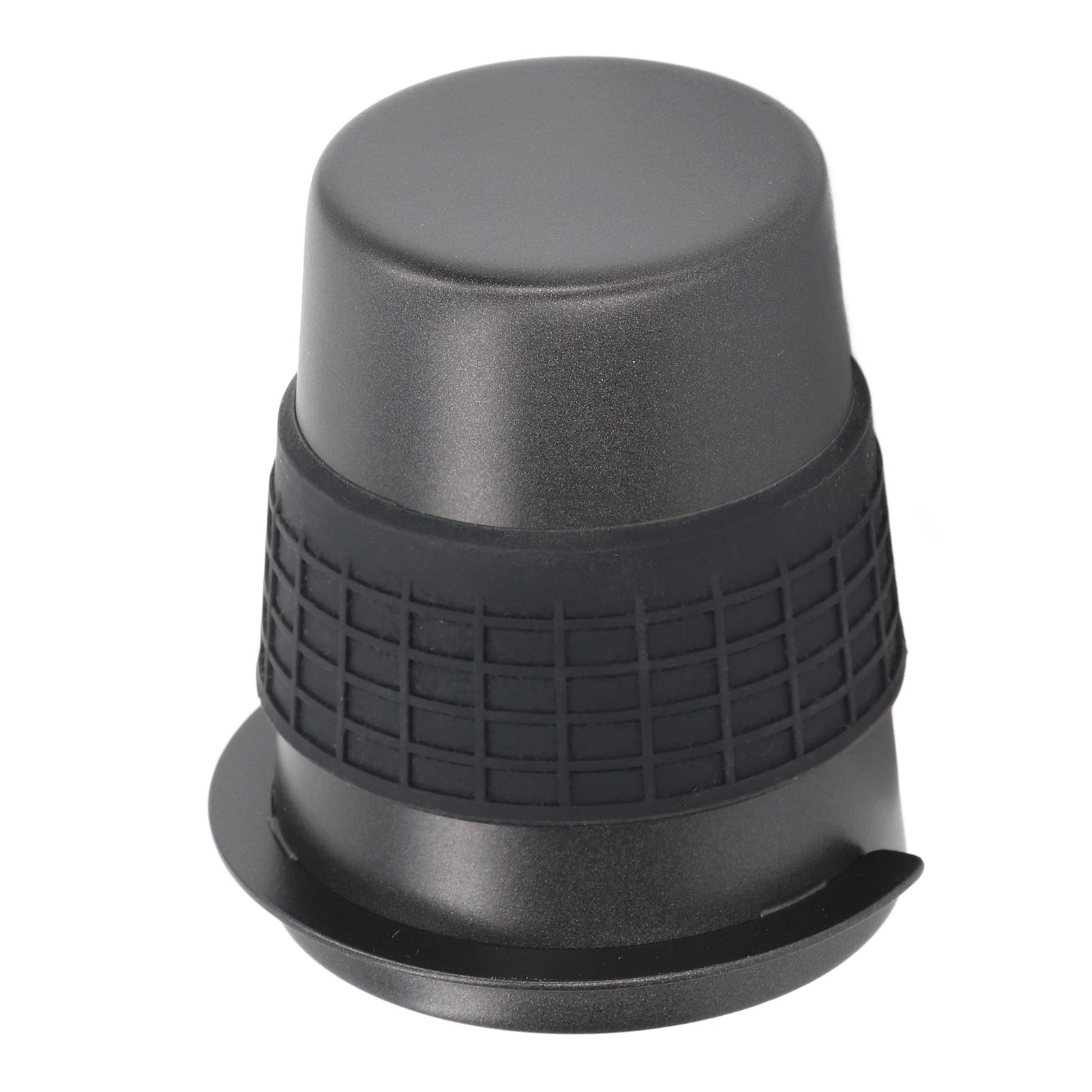 58mm Stainless Steel Coffee Dosing Cup Coffee Machine Handle Receiving Powder Cup with Silicone Ring Black - Image 7