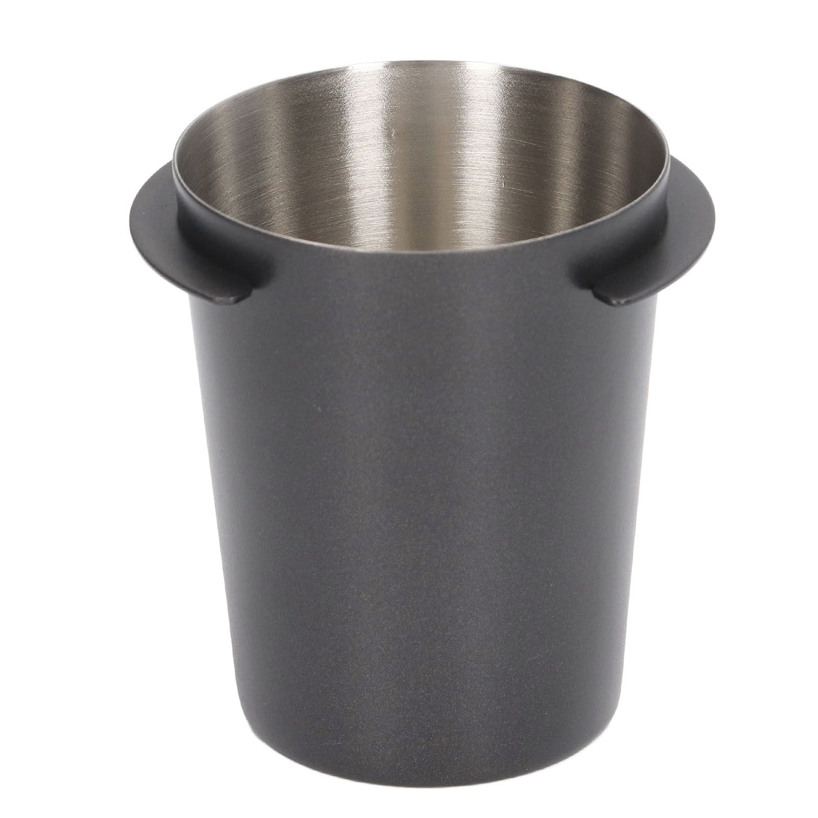 58mm Coffee Dosing Cup Universal Stainless Steel Coffee Machine Handle Dosing Cup Coffee Powder Feeder Black - Image 1