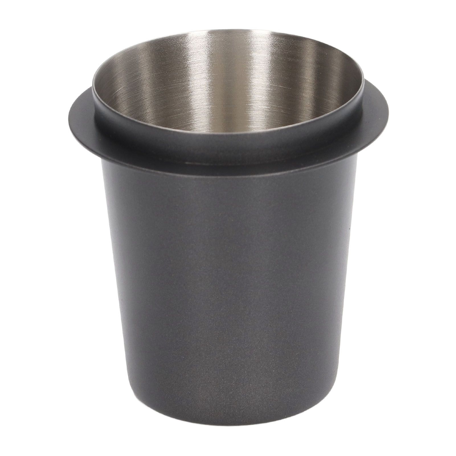 58mm Coffee Dosing Cup Universal Stainless Steel Coffee Machine Handle Dosing Cup Coffee Powder Feeder Black - Image 4