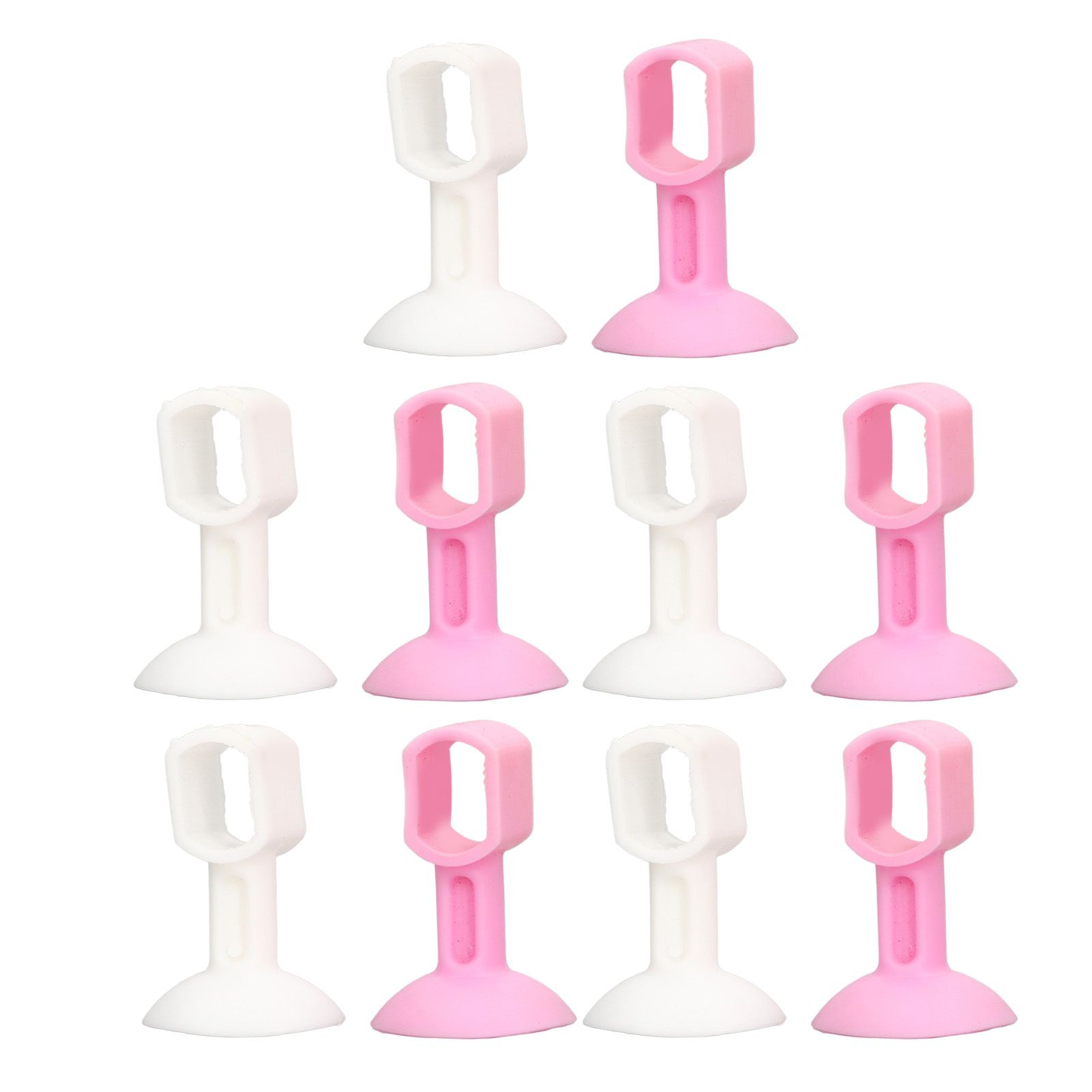 10 PCS Washer Door Holder Pink White Rubber Keep Dry Washing Machine Door Bracket for Dry Properly Prevent Odor - Image 1