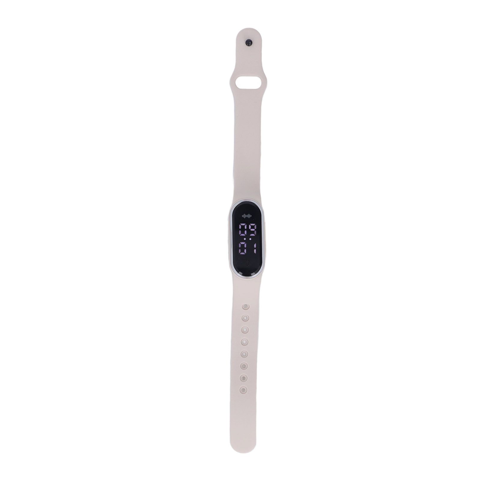 Anti Mosquito Bracelet Watch Silica Gel USB Rechargeable Ultrasonic Mosquito Repellent Bracelet for Outdoor White - Image 2