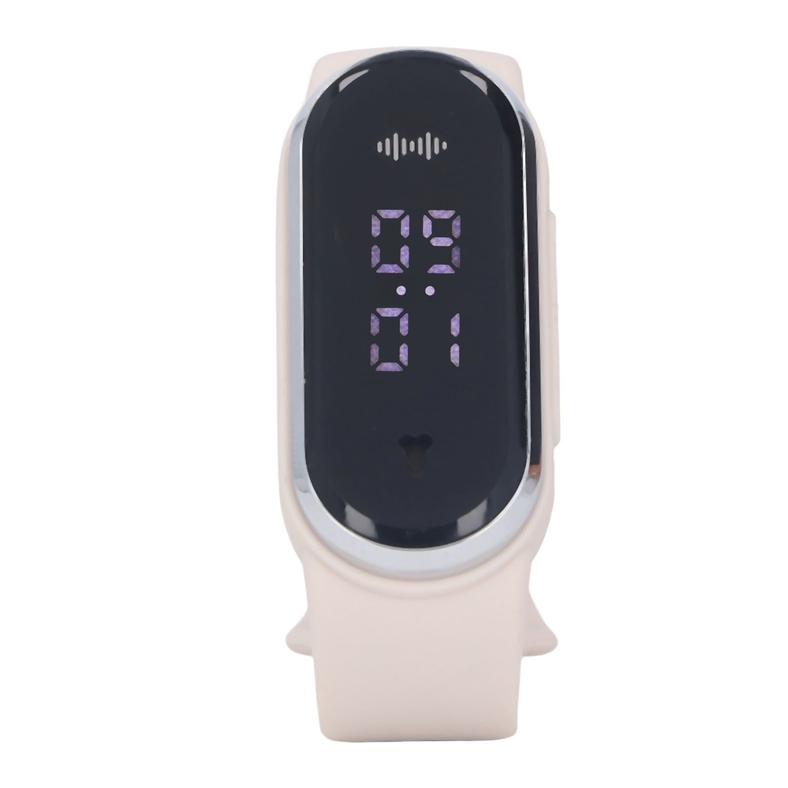 Anti Mosquito Bracelet Watch Silica Gel USB Rechargeable Ultrasonic Mosquito Repellent Bracelet for Outdoor White - Image 5