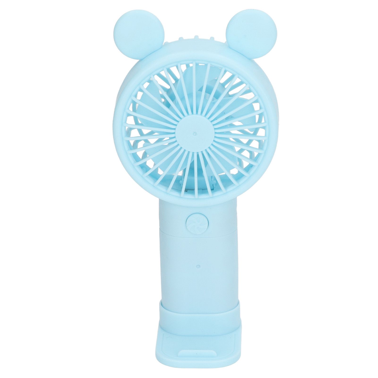 Mini Handheld Fan USB 1200mAh Battery Dual Drive Portable Handheld Fan Electric Small Fan Blue - Image 5