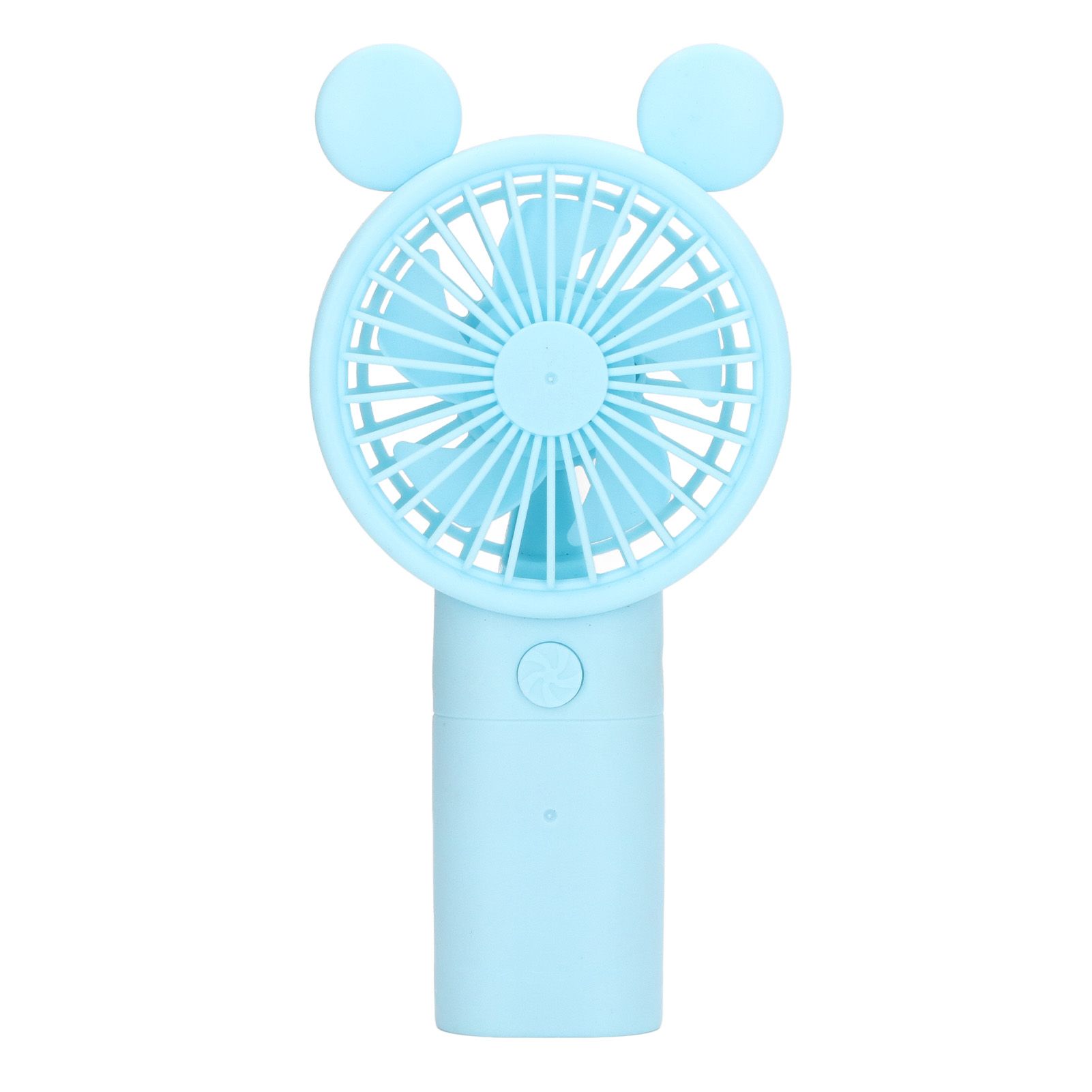 Mini Handheld Fan USB 1200mAh Battery Dual Drive Portable Handheld Fan Electric Small Fan Blue - Image 8