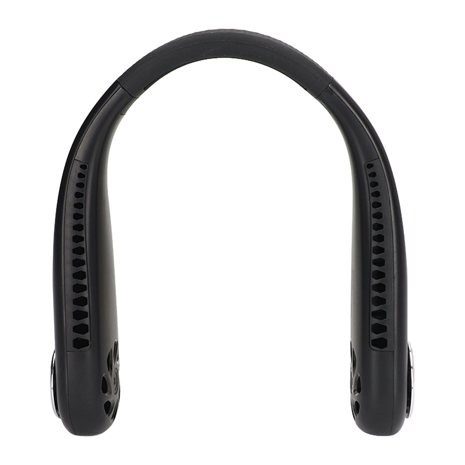 Hanging Neck Fan 3 Modes USB Charging 3600mAh Battery Adjustable Angle Mute Design Face Fan for Home Office Travel Black - Image 2