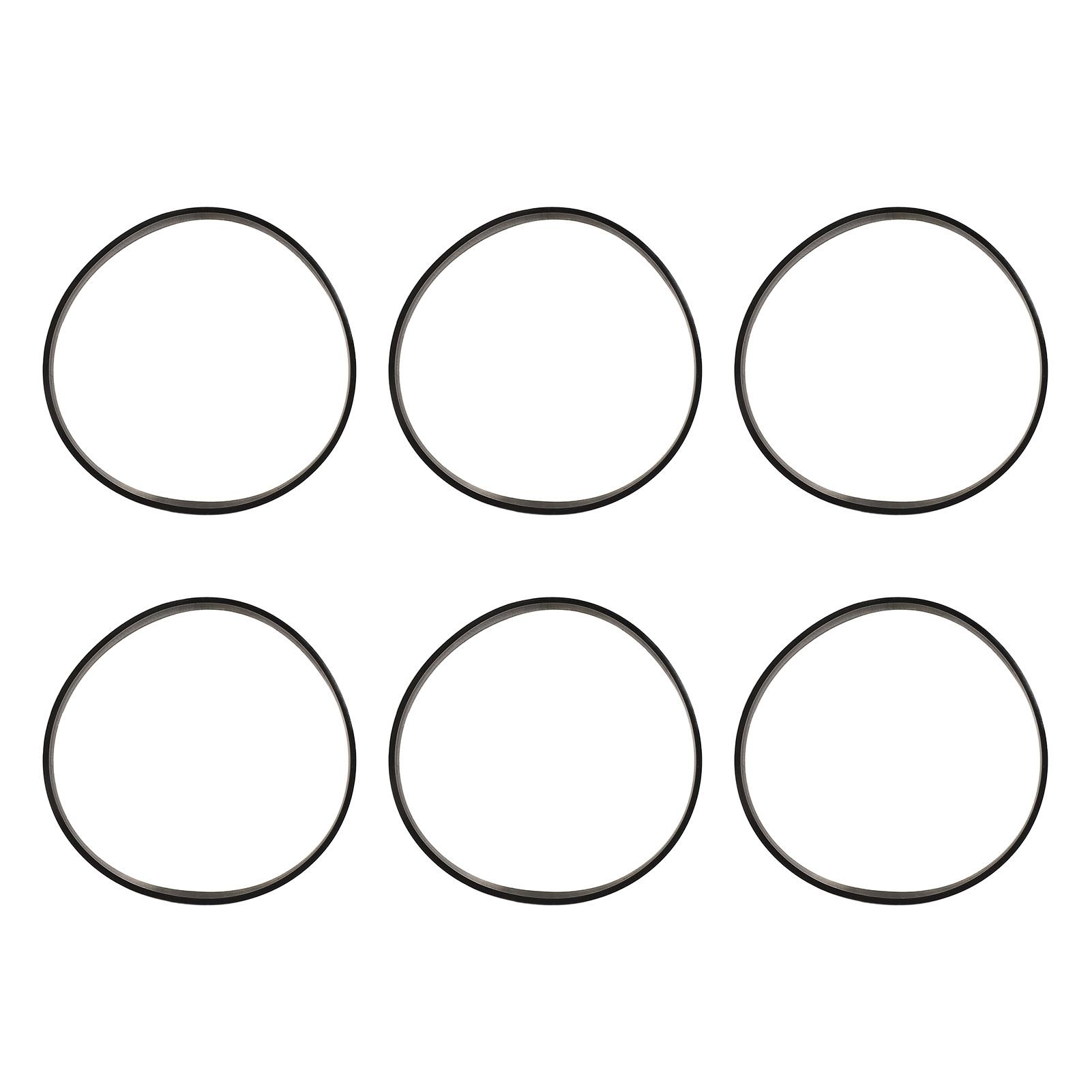 6pcs Vacuum Cleaner Belt Rubber High Strength Vacuum Belt Replacement for Bissell 7 9 10 12 14 - Image 4