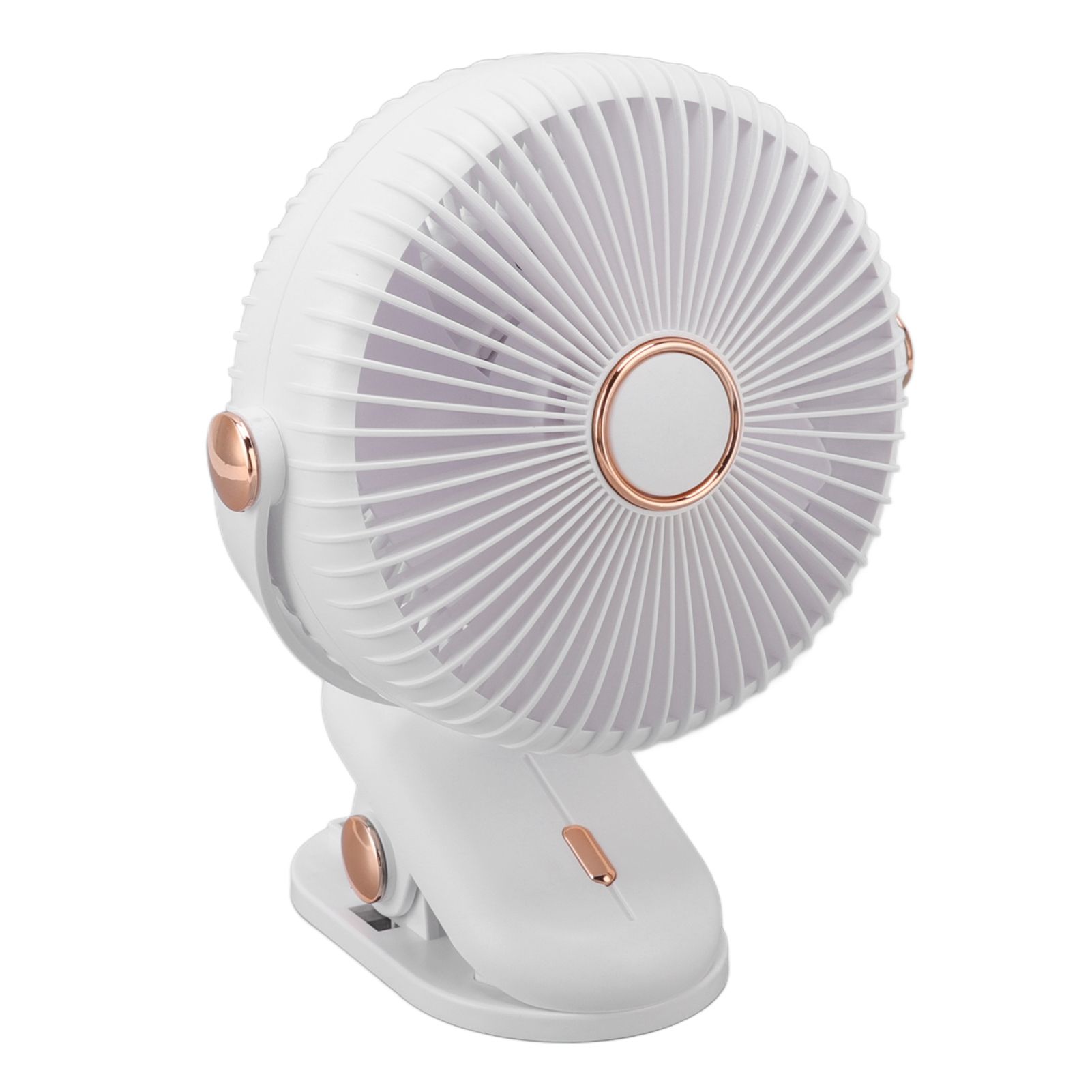 Desk Clip On Fan 3 Wind Speed Safe Design Compact Portable Desktop Fan Clip On Fan for Home Dorm Stroller White - Image 4