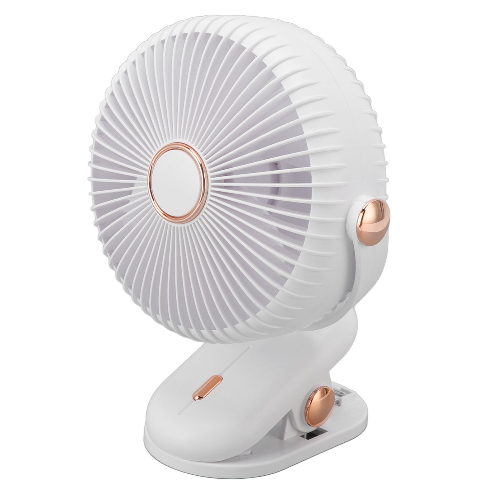 Desk Clip On Fan 3 Wind Speed Safe Design Compact Portable Desktop Fan Clip On Fan for Home Dorm Stroller White - Image 5