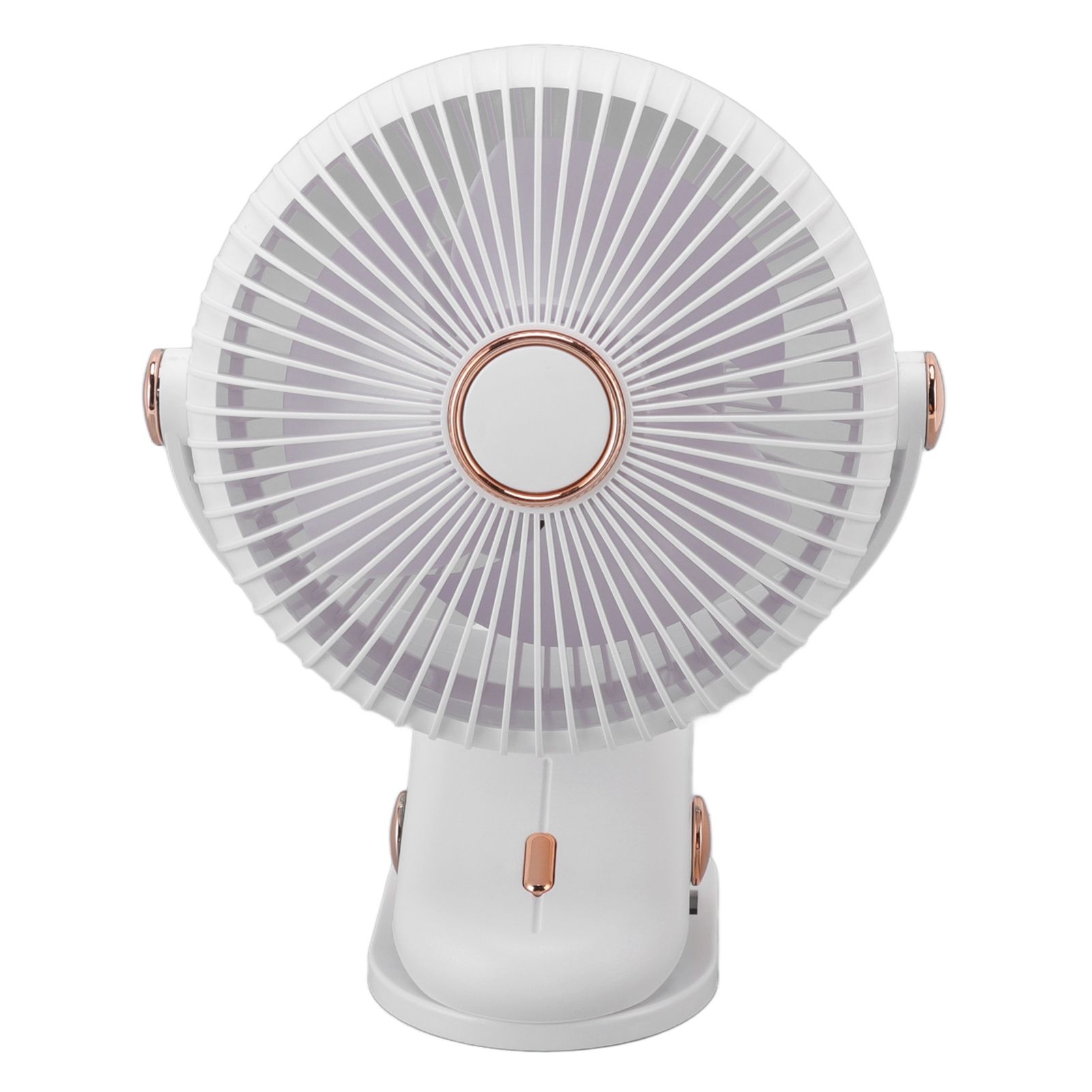 Desk Clip On Fan 3 Wind Speed Safe Design Compact Portable Desktop Fan Clip On Fan for Home Dorm Stroller White - Image 6