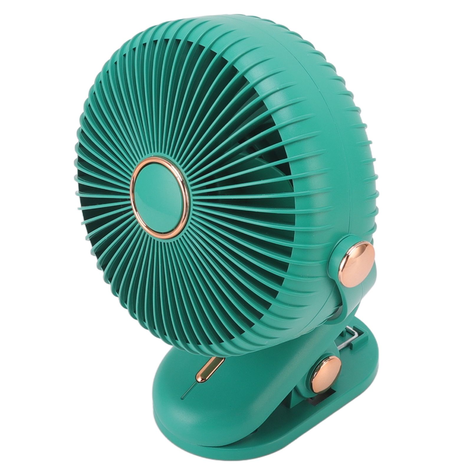 Desk Clip On Fan 3 Wind Speed Safe Design Compact Portable Desktop Fan Clip On Fan for Home Dorm Stroller Green - Image 2