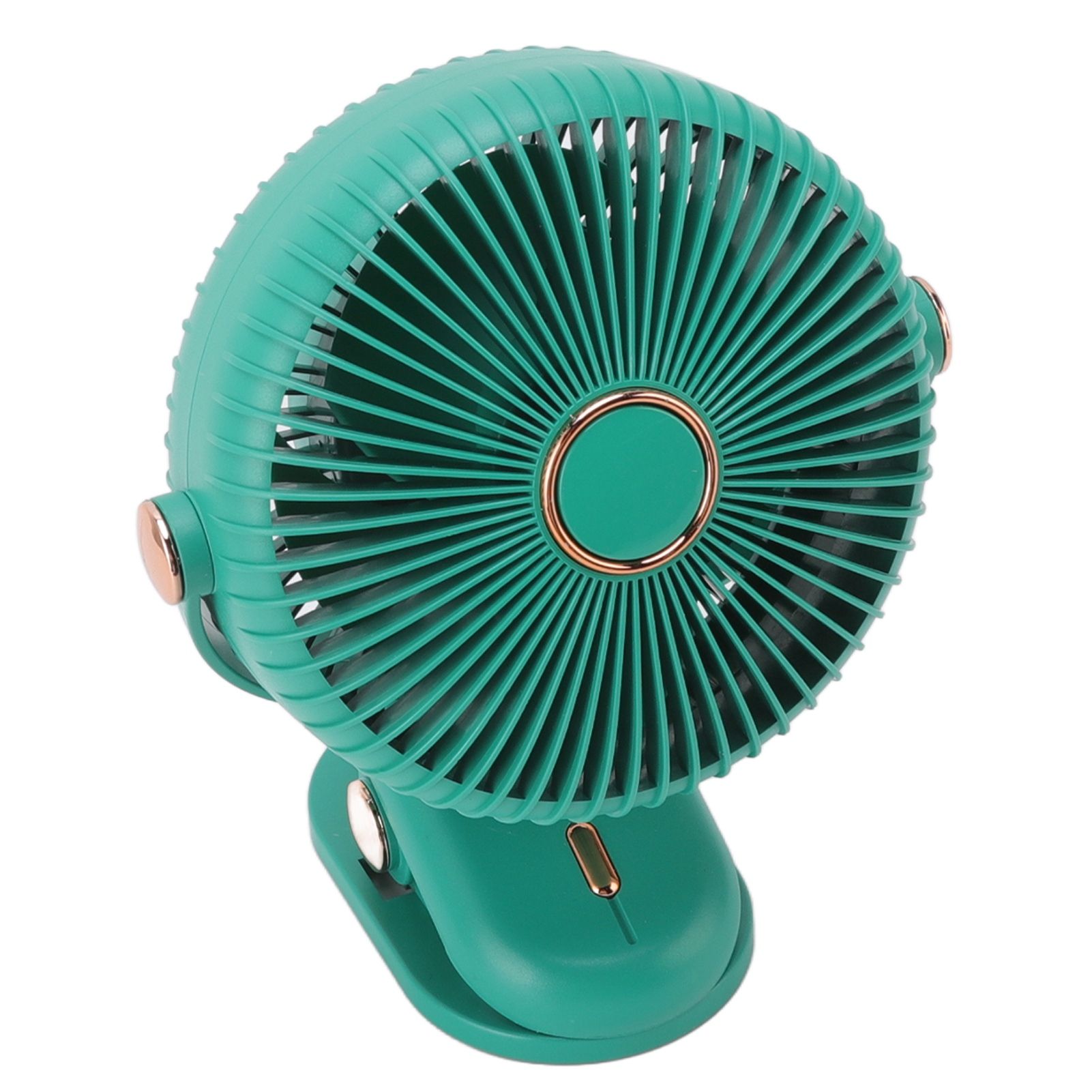 Desk Clip On Fan 3 Wind Speed Safe Design Compact Portable Desktop Fan Clip On Fan for Home Dorm Stroller Green - Image 3