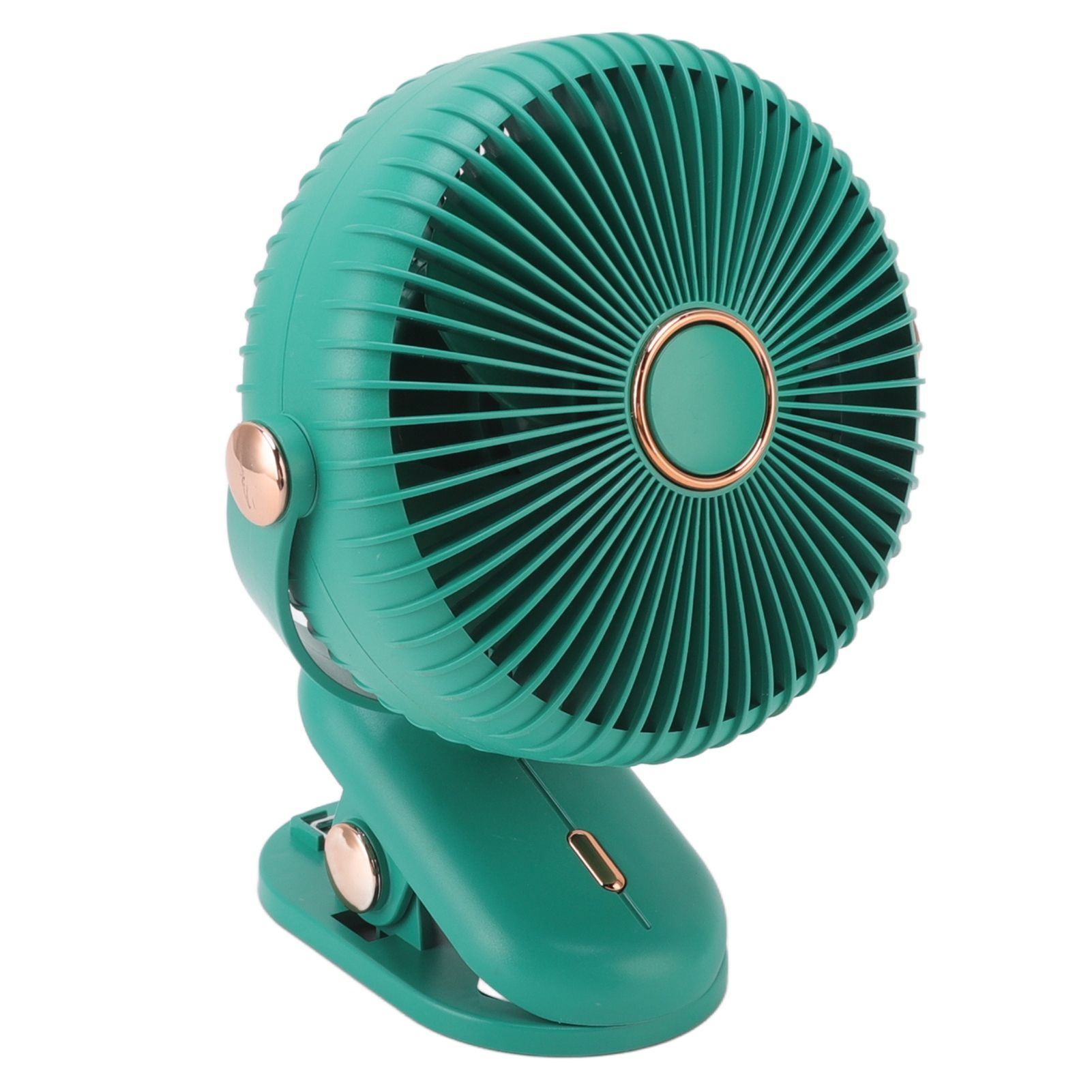 Desk Clip On Fan 3 Wind Speed Safe Design Compact Portable Desktop Fan Clip On Fan for Home Dorm Stroller Green - Image 4
