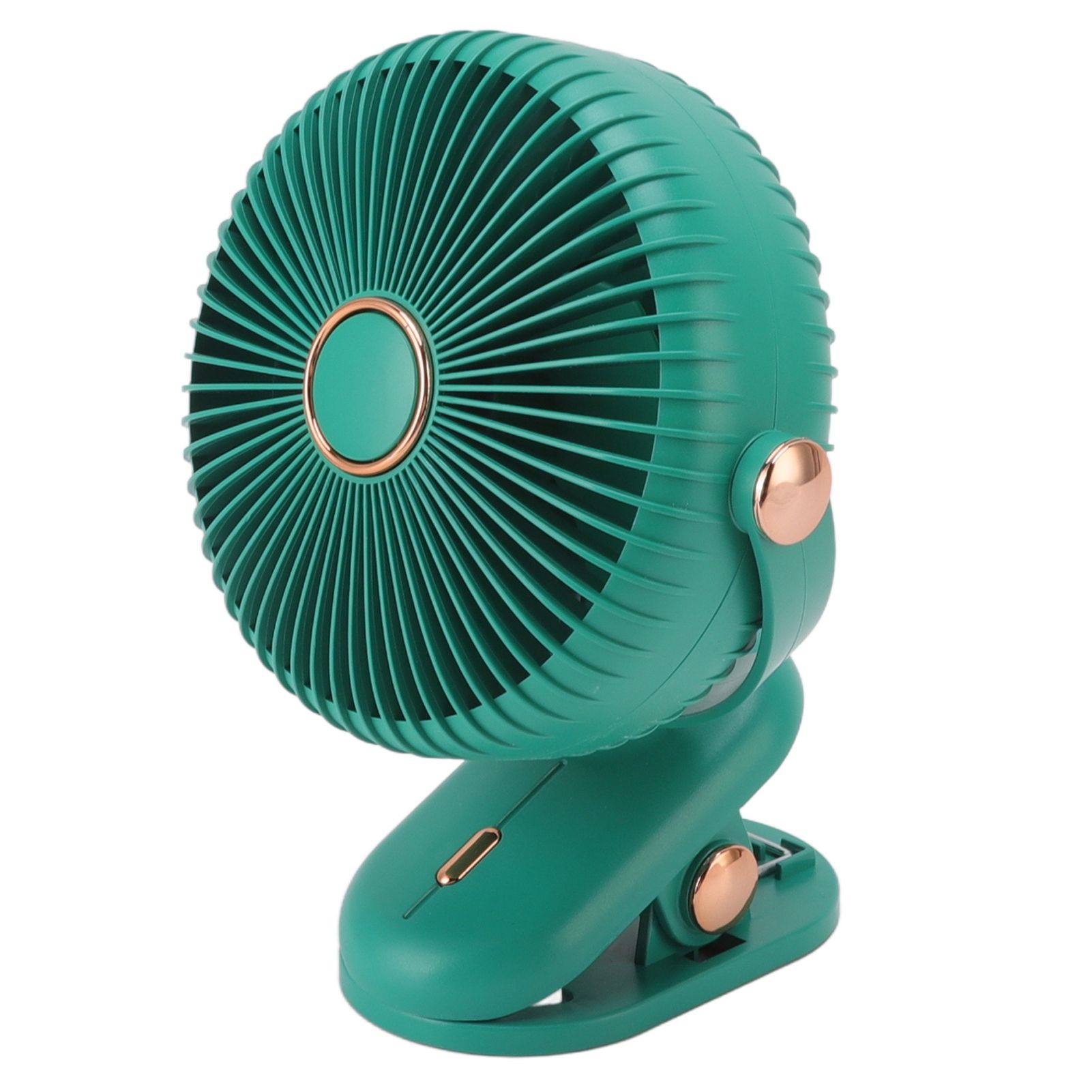 Desk Clip On Fan 3 Wind Speed Safe Design Compact Portable Desktop Fan Clip On Fan for Home Dorm Stroller Green - Image 5