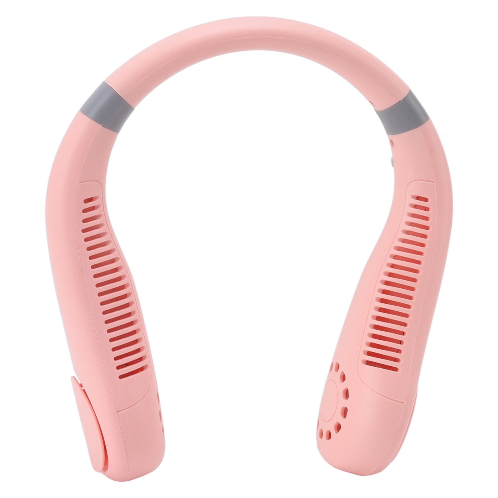 Bladeless Neck Fan Breathing Light 2400mah Rechargeable Hands Free Mini Neck Fan for Outdoor Travel Pink - Image 3