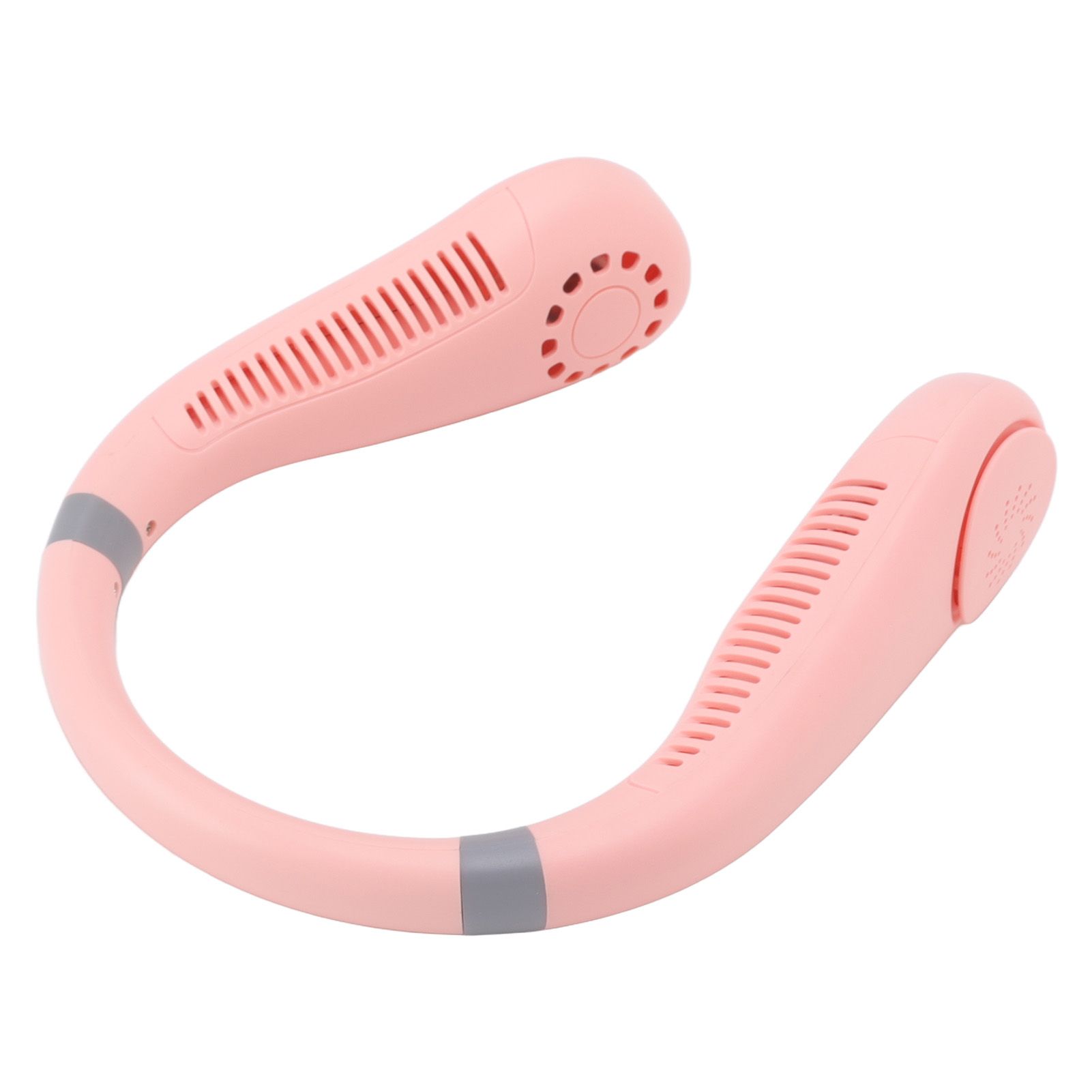 Bladeless Neck Fan Breathing Light 2400mah Rechargeable Hands Free Mini Neck Fan for Outdoor Travel Pink - Image 6