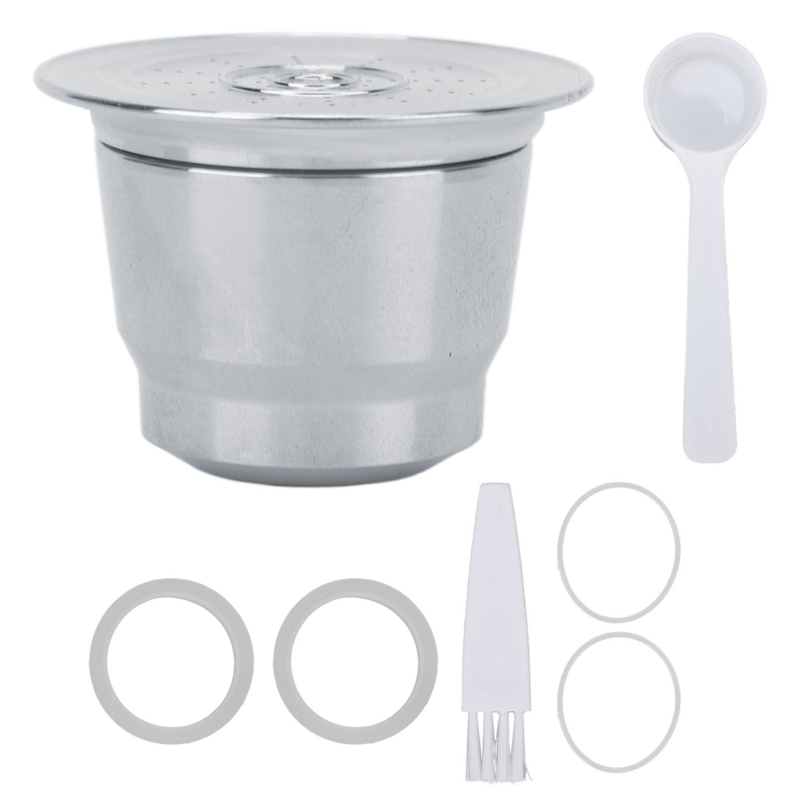Coffee Pod Reusable Capsules Food Grade Stainless Steel Refillable Coffee Filter Cup Replacement for NESPRESSO U - Image 1