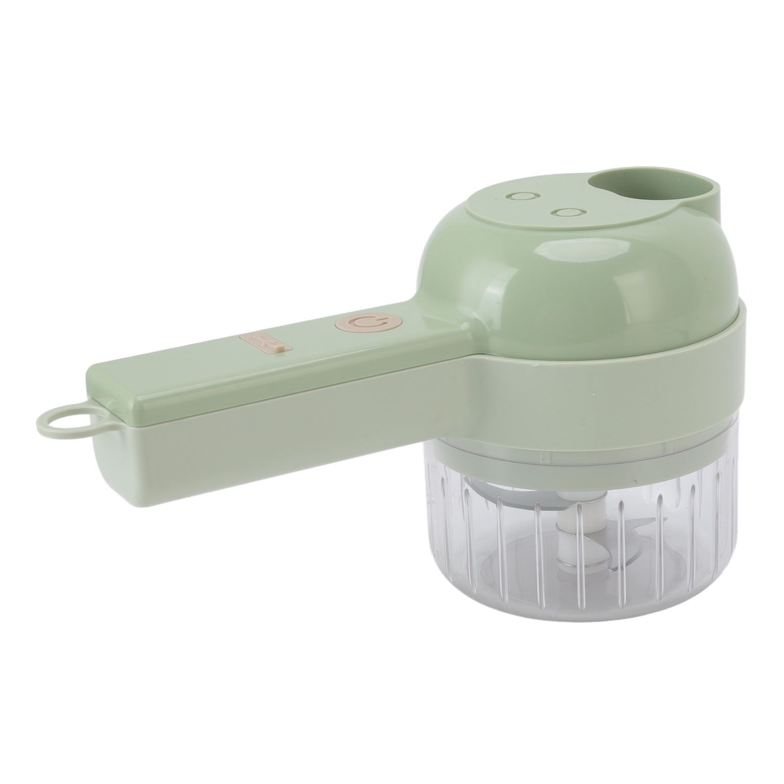 Garlic Chopper Handheld USB Charging Open Feeding Port Waterproof Body Stainless Steel Blade Food Chopper - Image 5