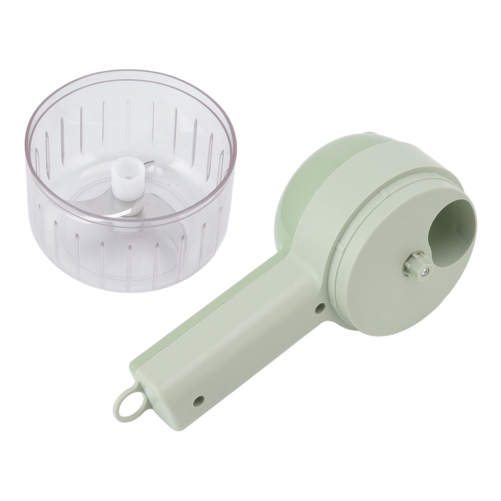 Garlic Chopper Handheld USB Charging Open Feeding Port Waterproof Body Stainless Steel Blade Food Chopper - Image 7