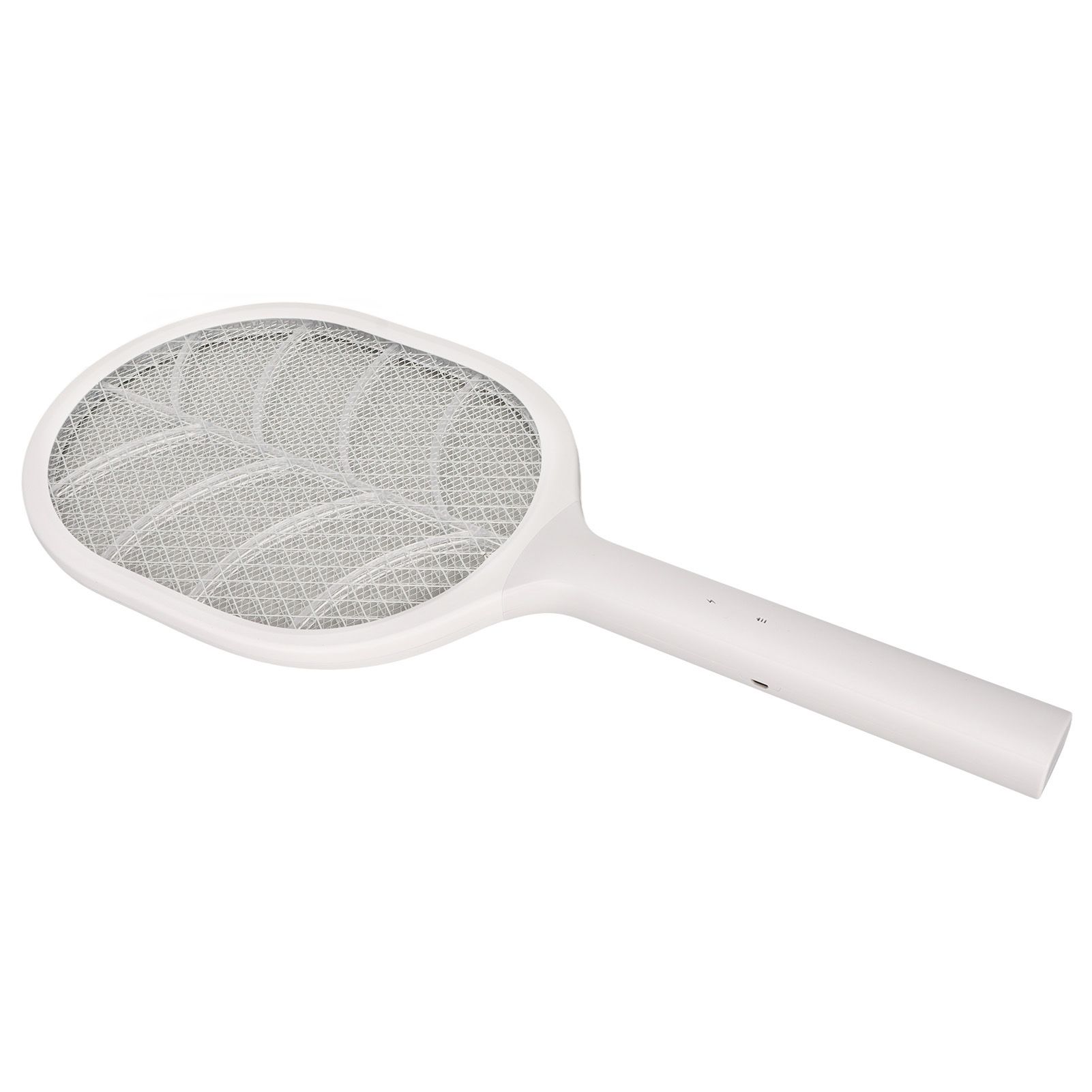 Electric Fly Swatter USB Charging Purple Light 3 Layers Safety Net Mosquito Swatter Racket with Base - Image 2