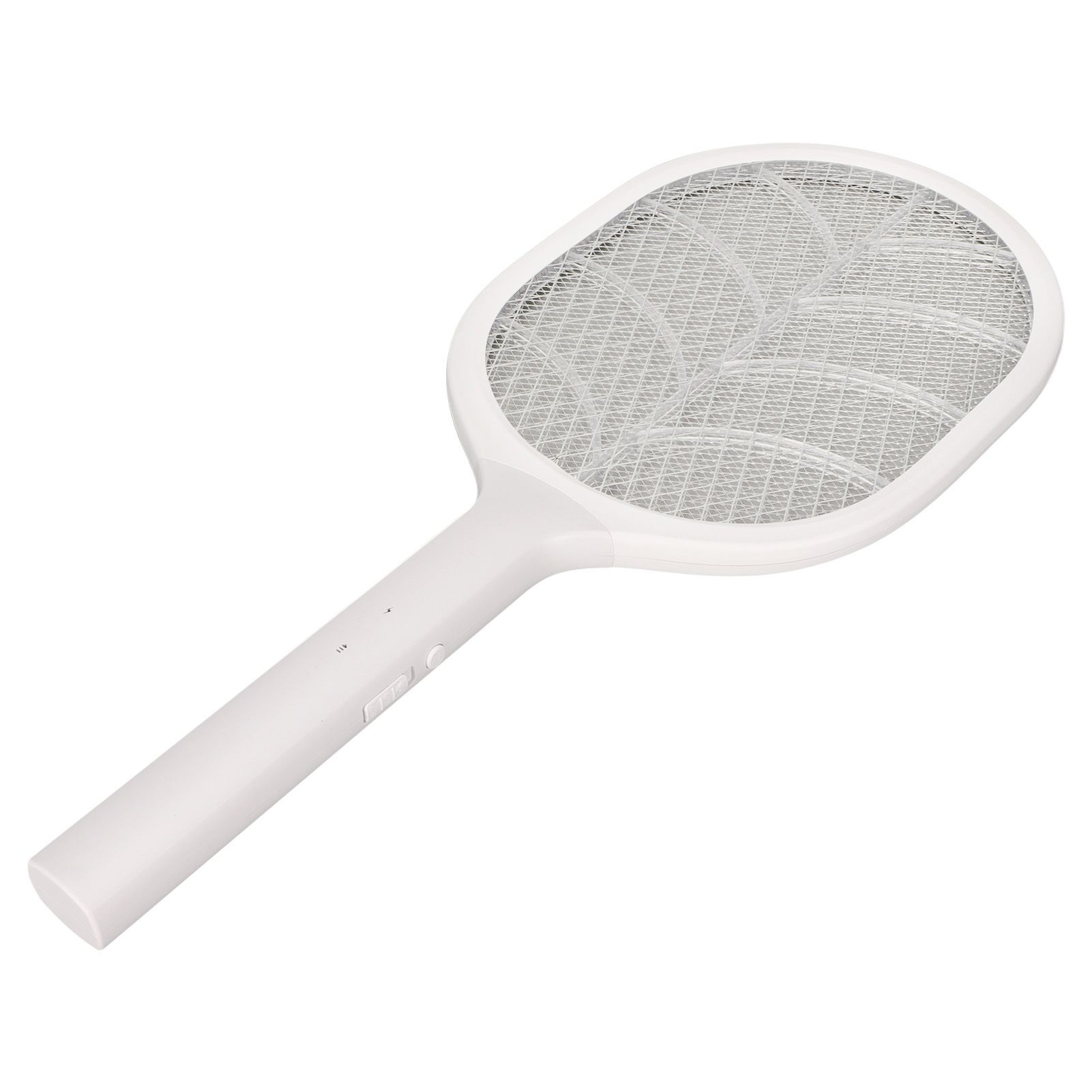 Electric Fly Swatter USB Charging Purple Light 3 Layers Safety Net Mosquito Swatter Racket with Base - Image 4