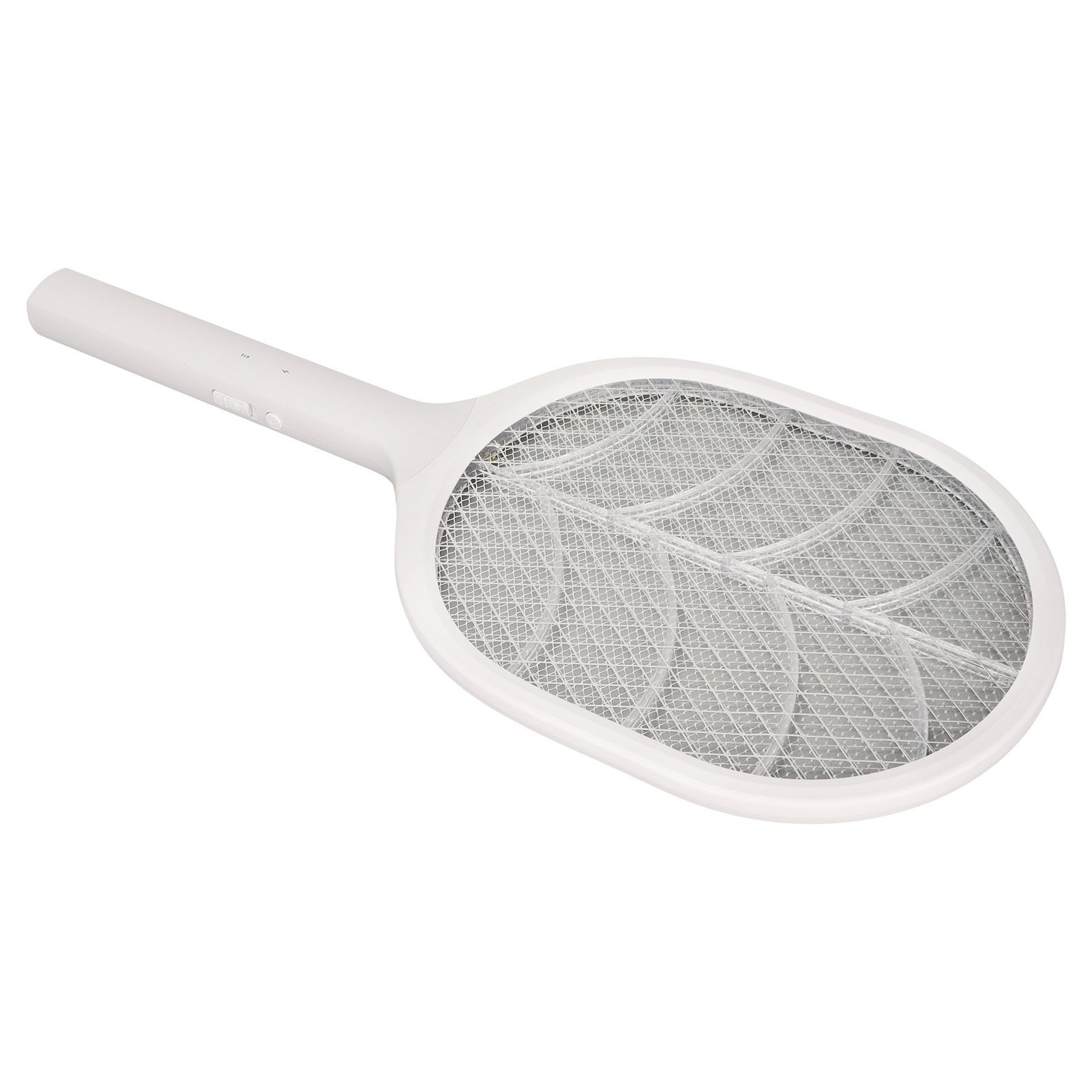 Electric Fly Swatter USB Charging Purple Light 3 Layers Safety Net Mosquito Swatter Racket with Base - Image 7