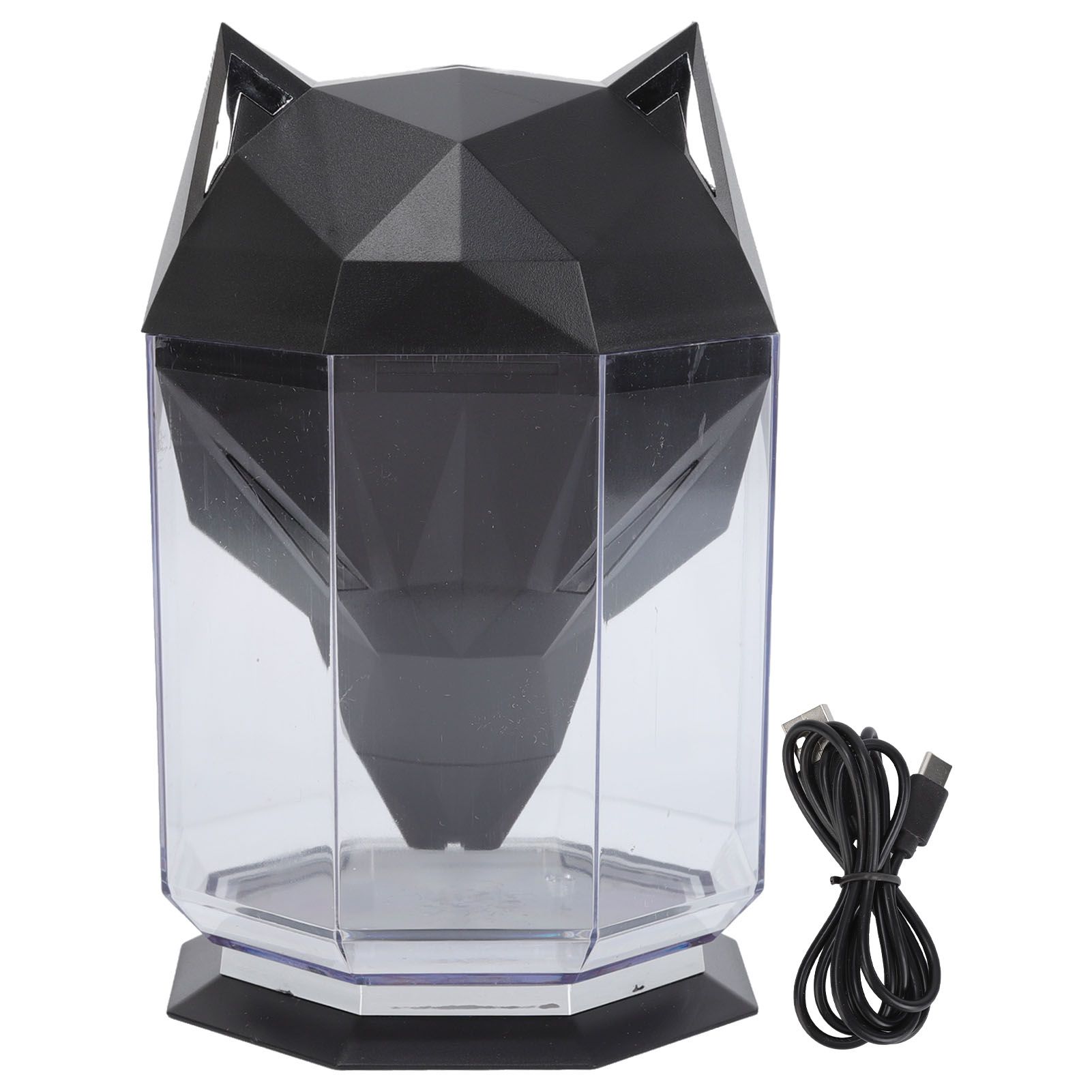 Air Humidifier Large Capacity Desktop Separated Electric Water Diffuser for Home Office Black - Image 1