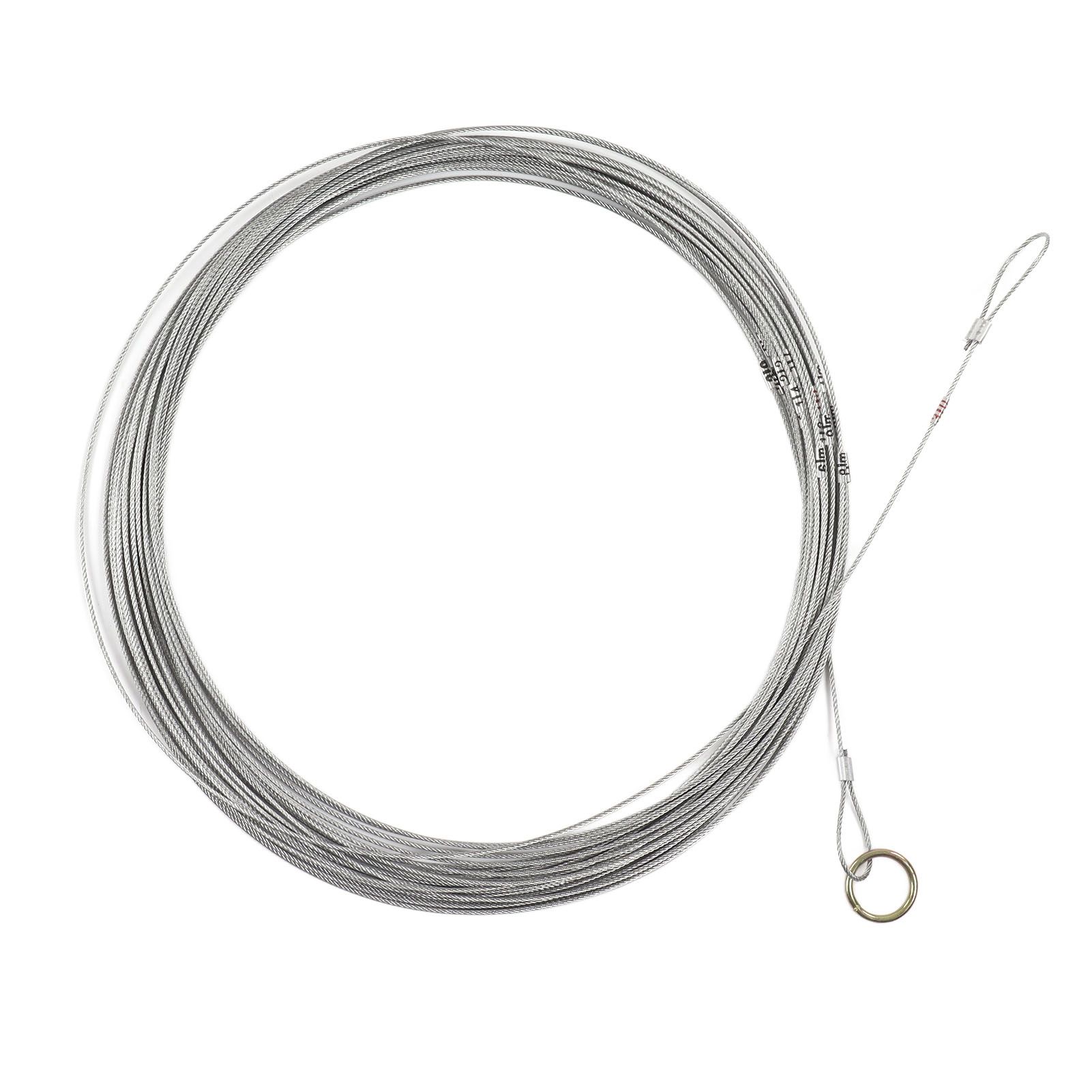 Steel Wire Measuring Rope Good Flexibility Sturdy Steel Rope Measuring Cord with Scale for Well Construction 30m/98.4ft - Image 6