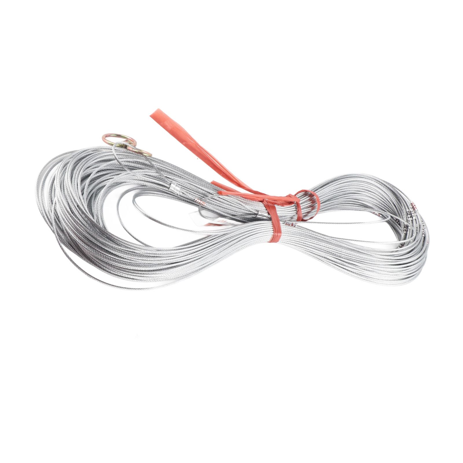 Steel Wire Measuring Rope Good Flexibility Sturdy Steel Rope Measuring Cord with Scale for Well Construction 100m/328.1ft - Image 3