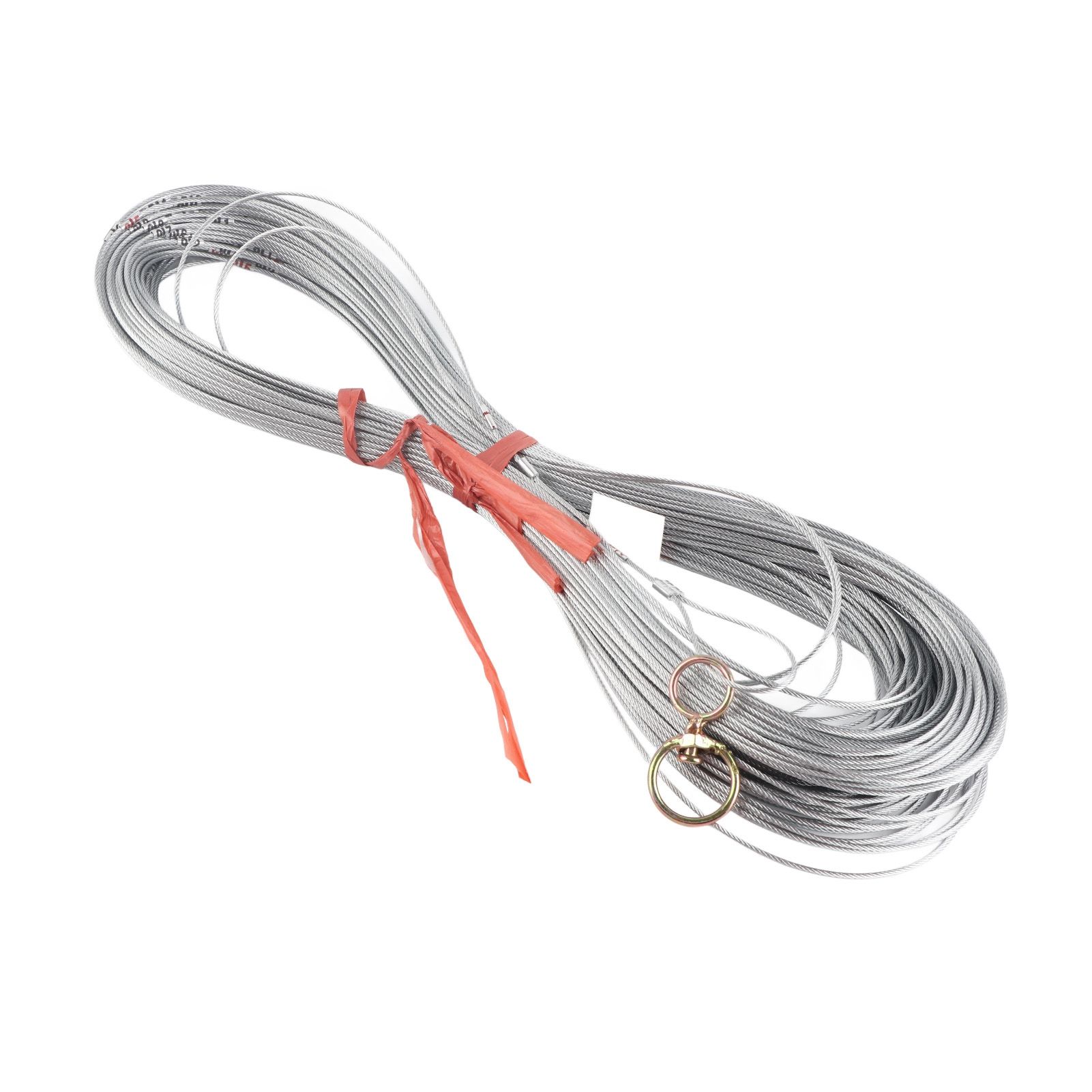 Steel Wire Measuring Rope Good Flexibility Sturdy Steel Rope Measuring Cord with Scale for Well Construction 100m/328.1ft - Image 5