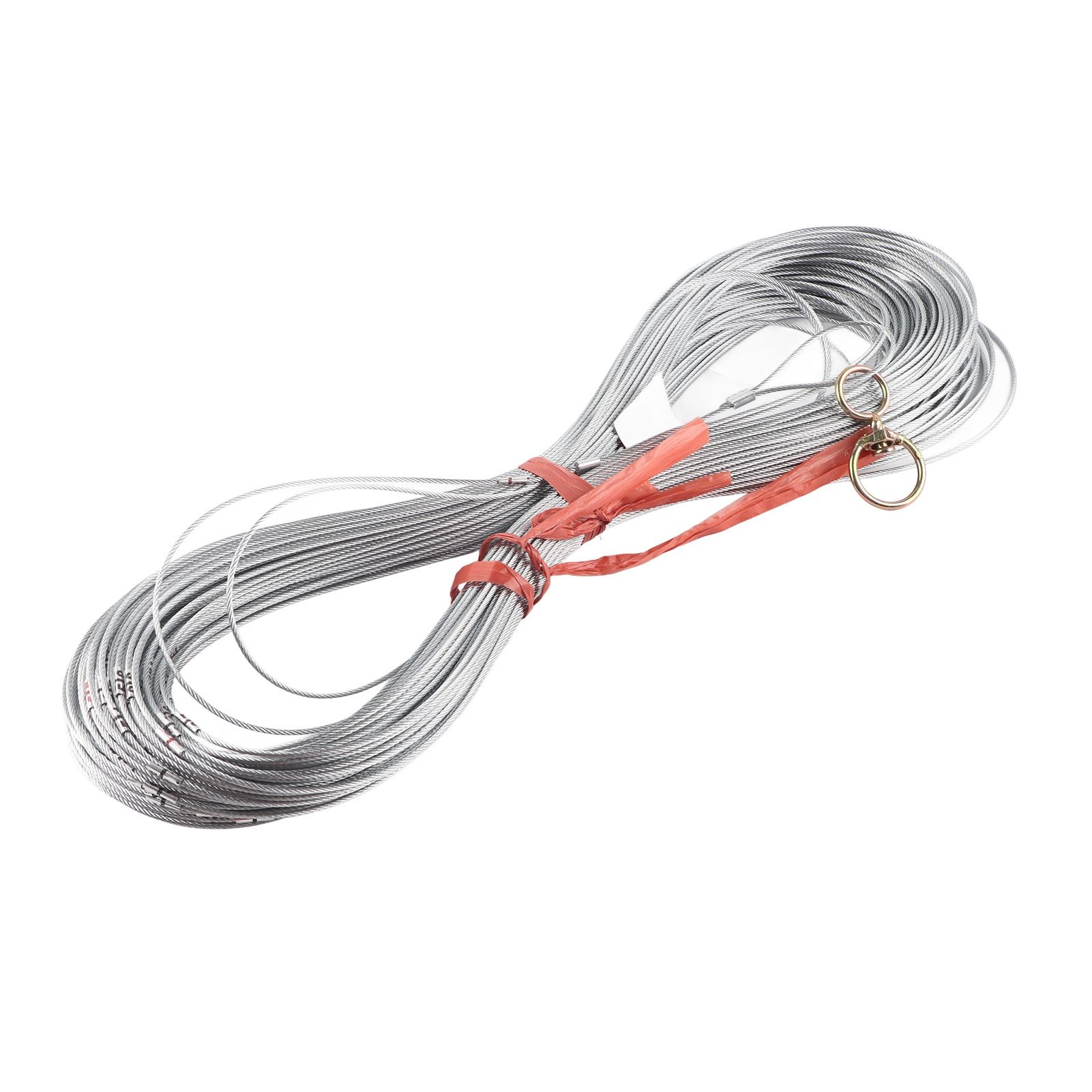 Steel Wire Measuring Rope Good Flexibility Sturdy Steel Rope Measuring Cord with Scale for Well Construction 100m/328.1ft - Image 8