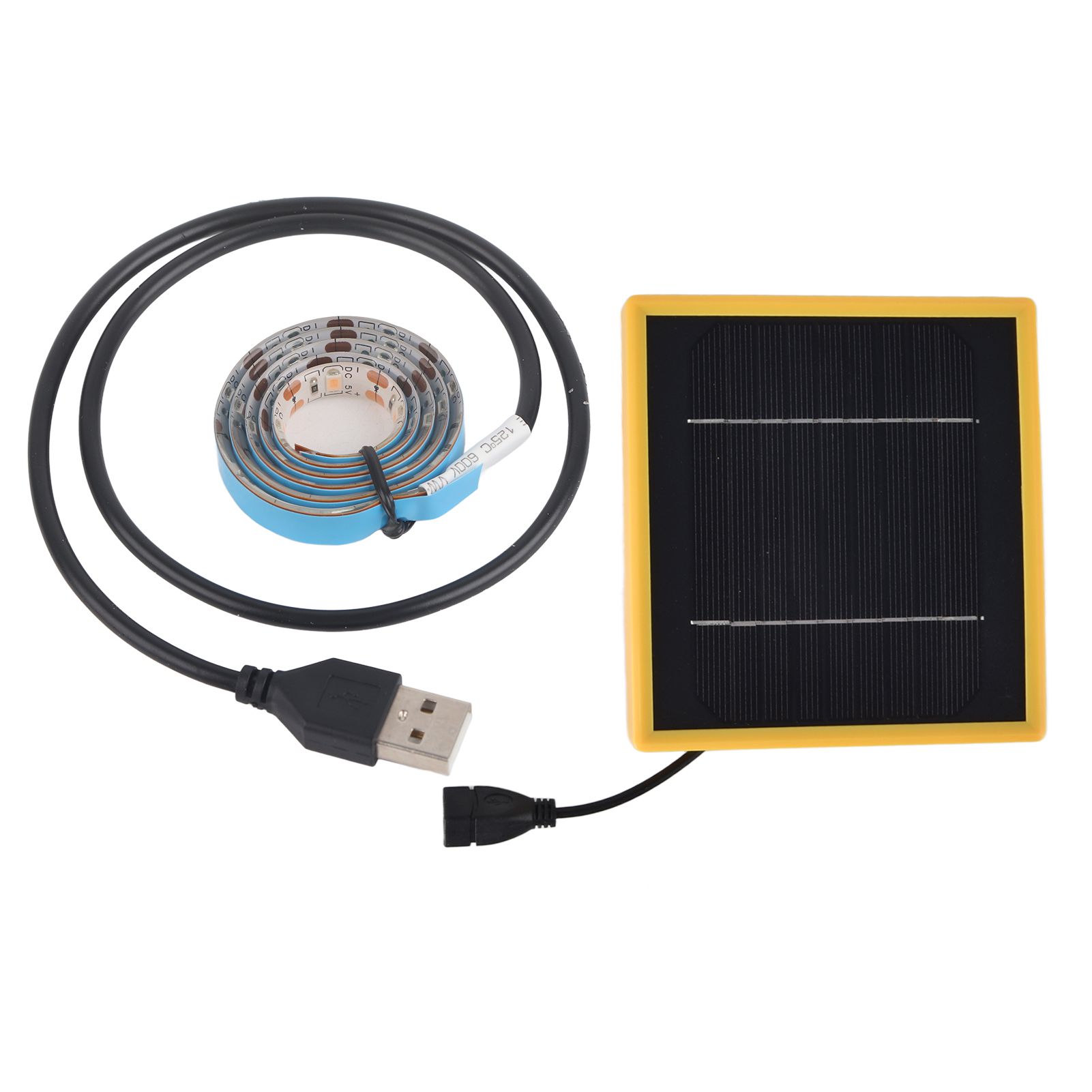Solar Plant Grow Light Strip Solar Power Full Spectrum 5W LED High Luminous Flux Solar LED Grow Light Strips for Plant 0.5 Meter / 19.7in - Image 1