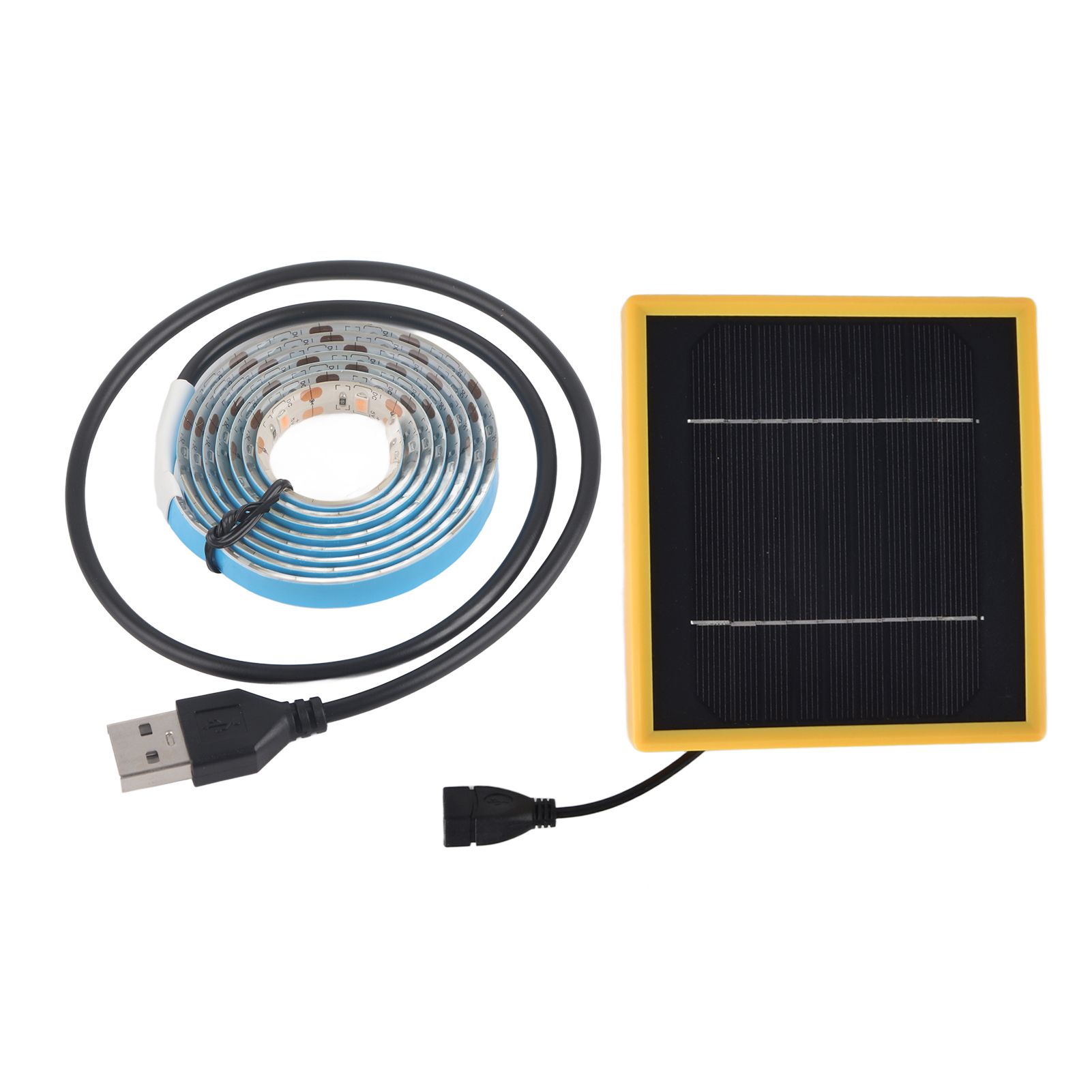 Solar Plant Grow Light Strip Solar Power Full Spectrum 5W LED High Luminous Flux Solar LED Grow Light Strips for Plant 1 Meter / 1.1yd - Image 1