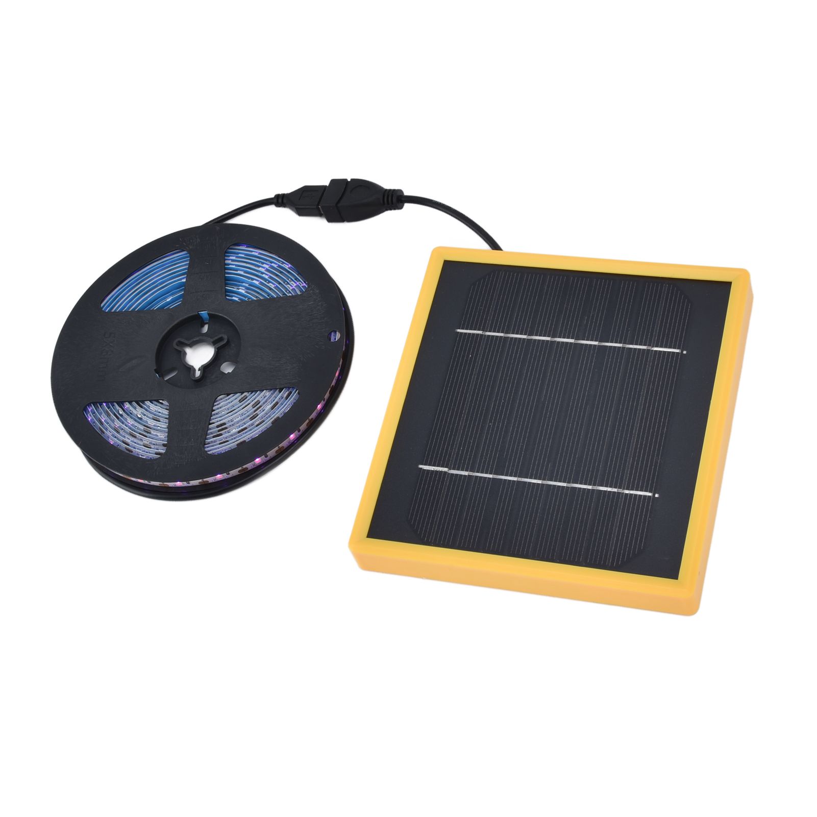 Solar Plant Grow Light Strip Solar Power Full Spectrum 5W LED High Luminous Flux Solar LED Grow Light Strips for Plant 2 Meters / 2.2yd - Image 5