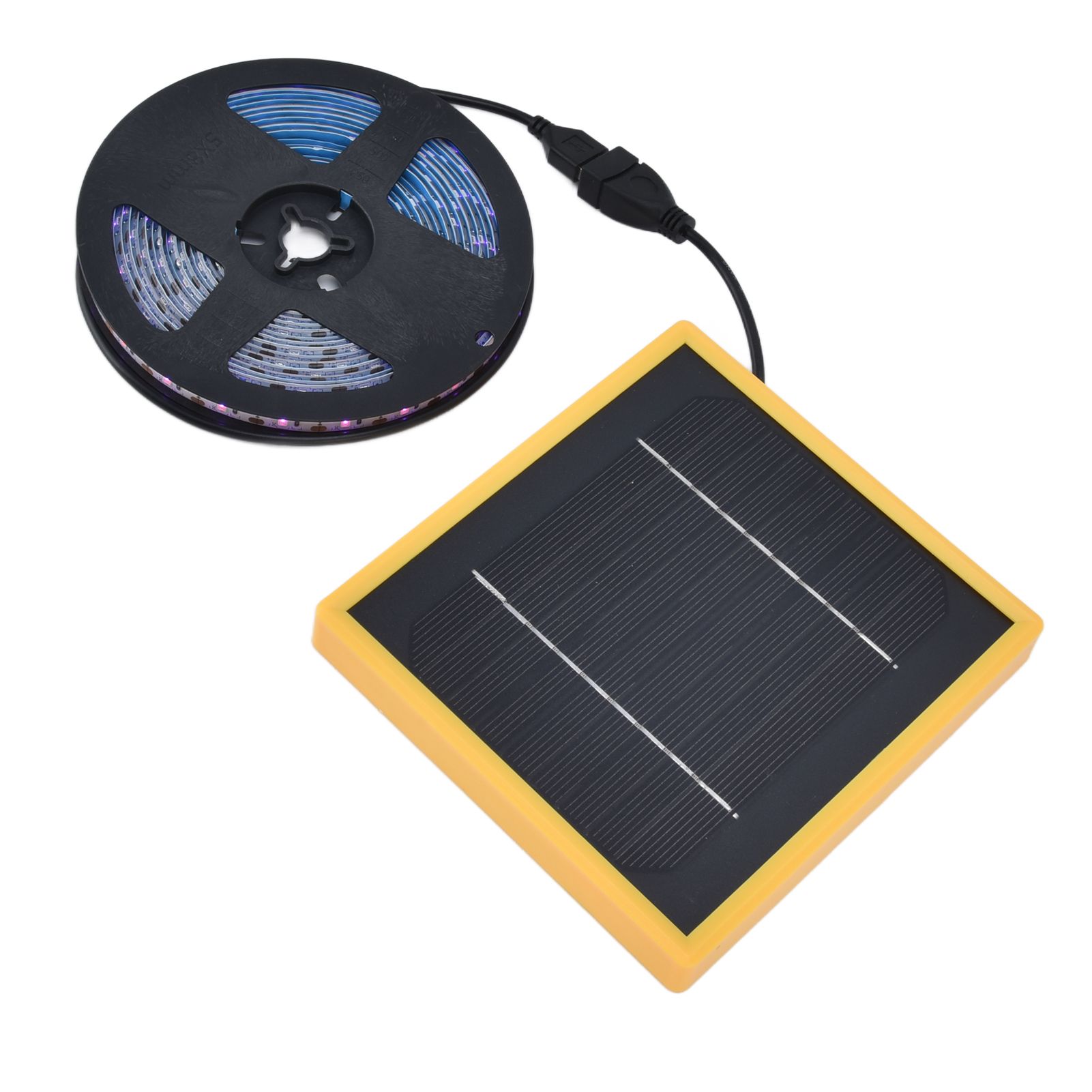 Solar Plant Grow Light Strip Solar Power Full Spectrum 5W LED High Luminous Flux Solar LED Grow Light Strips for Plant 3 Meters / 3.3yd - Image 6