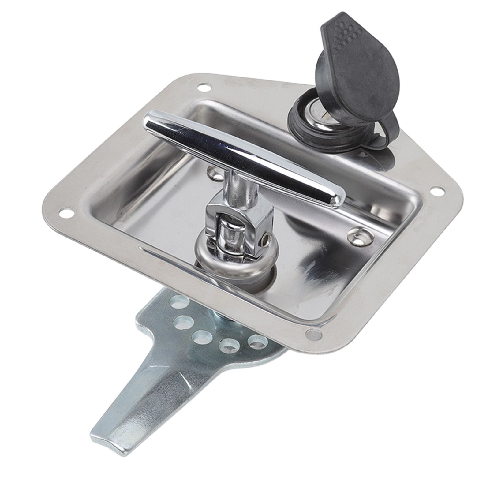 T Handle Latch Stainless Steel Polished Appearance Truck Toolbox Lock Tool Box Latch for Electrical Cabinets Toolboxes - Image 3