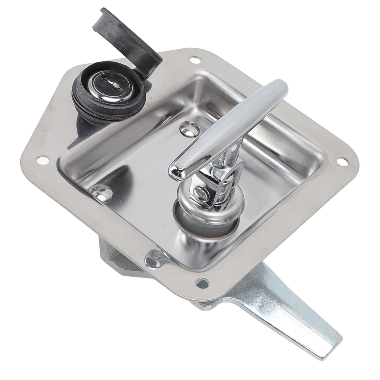 T Handle Latch Stainless Steel Polished Appearance Truck Toolbox Lock Tool Box Latch for Electrical Cabinets Toolboxes - Image 4