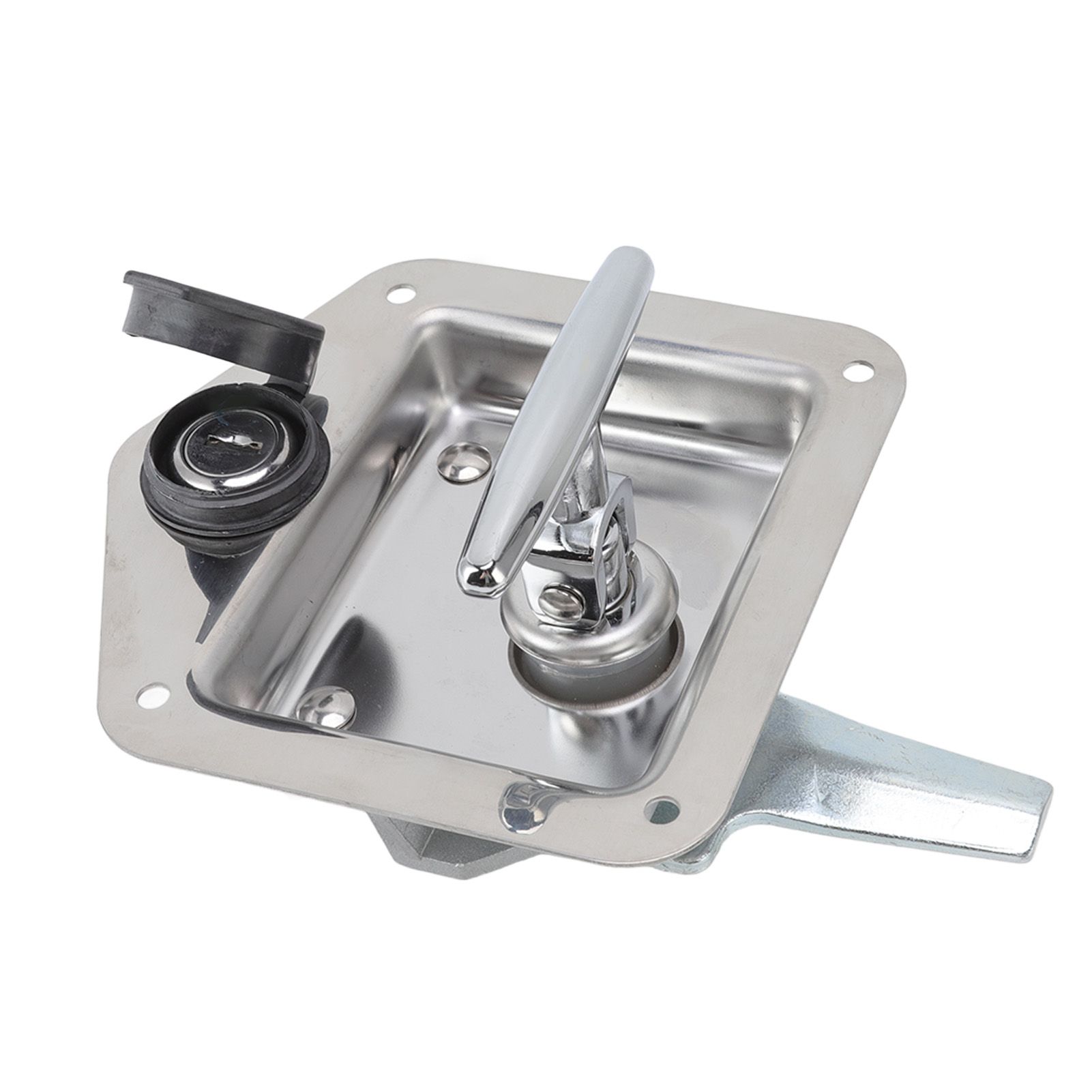 T Handle Latch Stainless Steel Polished Appearance Truck Toolbox Lock Tool Box Latch for Electrical Cabinets Toolboxes - Image 5